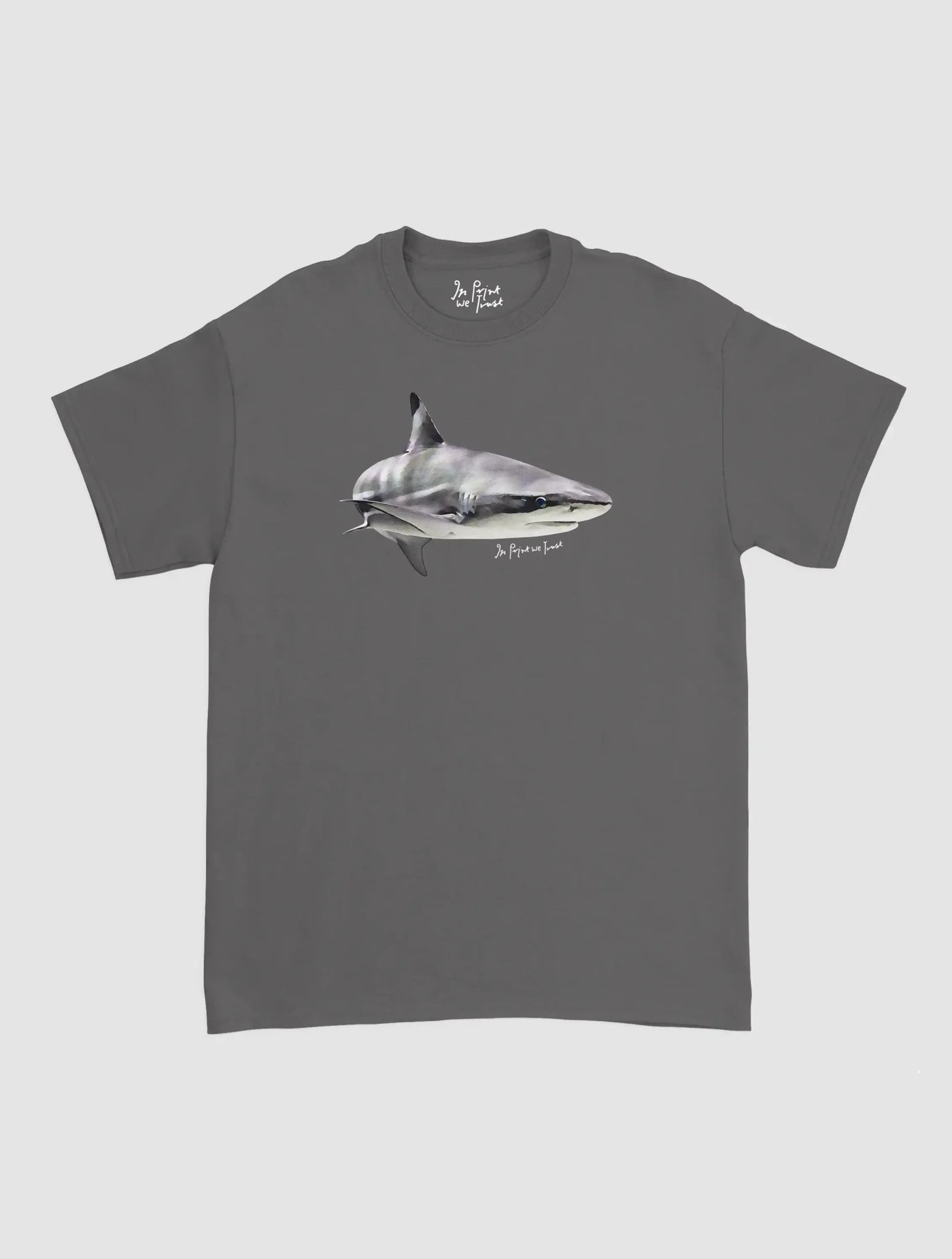 shark classic tee - In Print We Trust