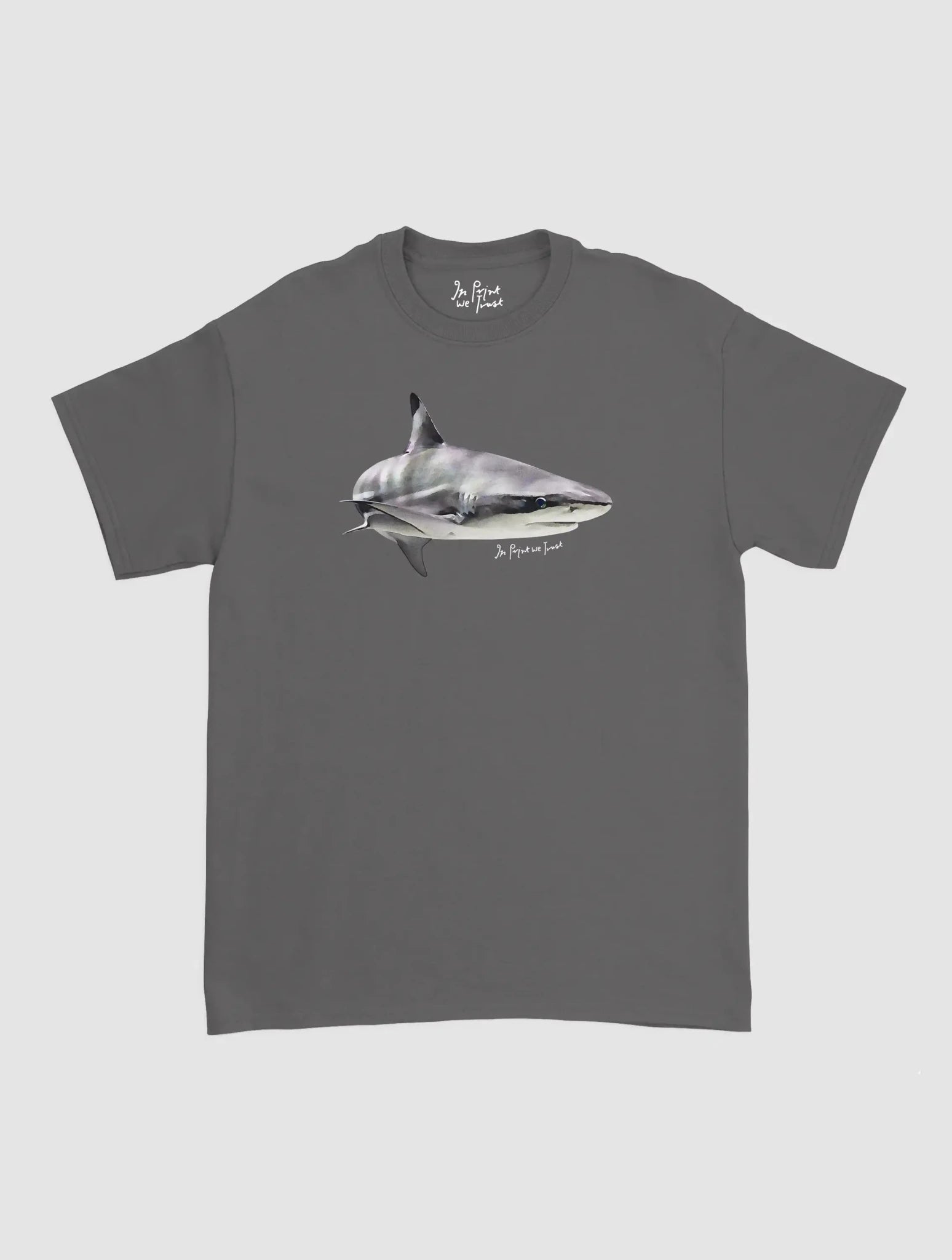 shark classic tee - In Print We Trust