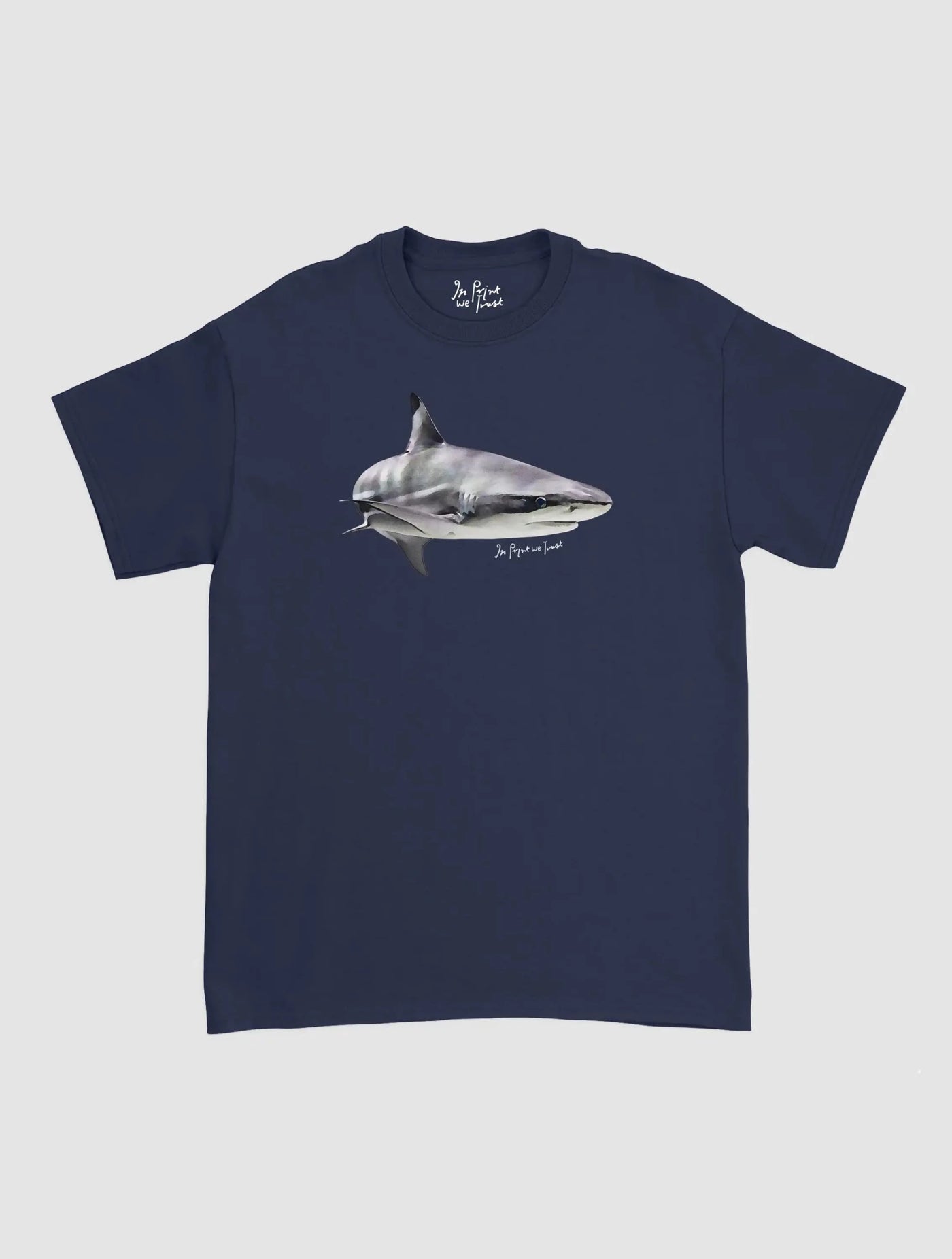 shark classic tee - In Print We Trust