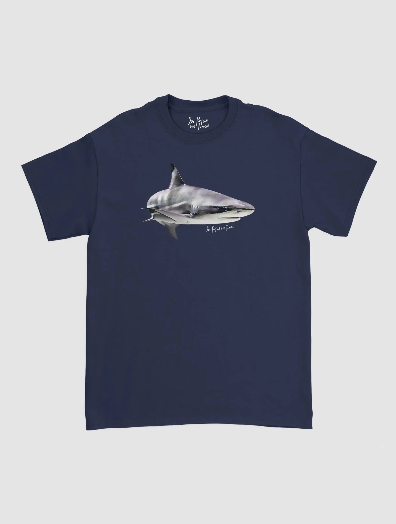 shark classic tee - In Print We Trust