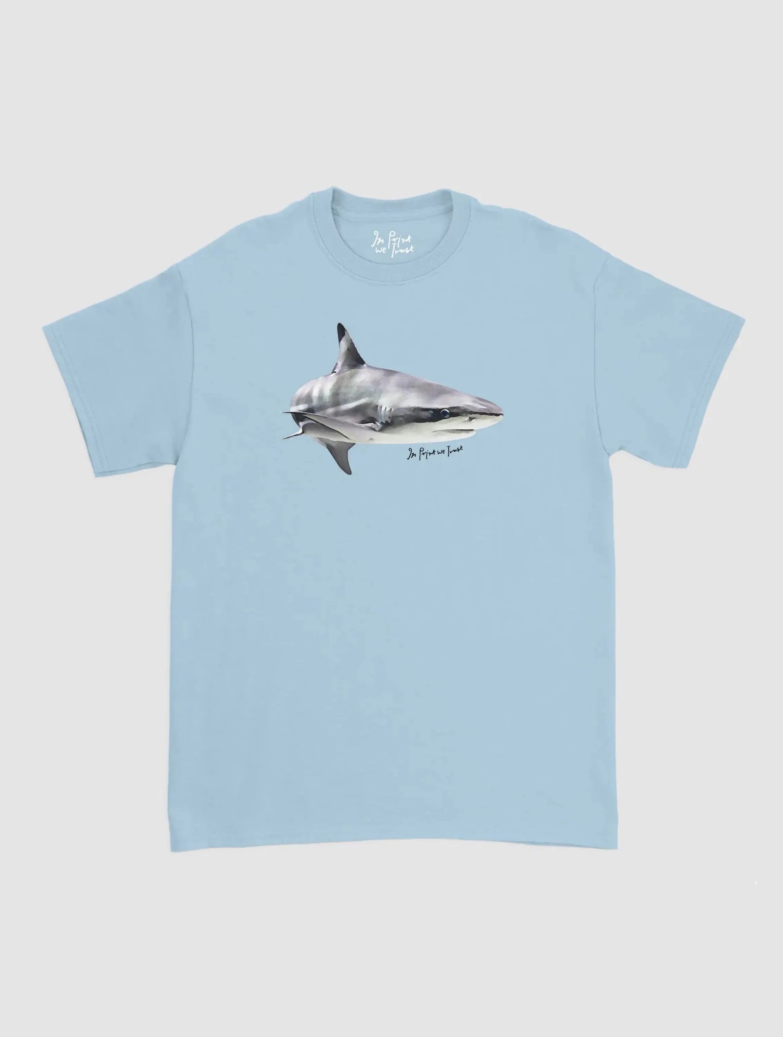 shark classic tee - In Print We Trust