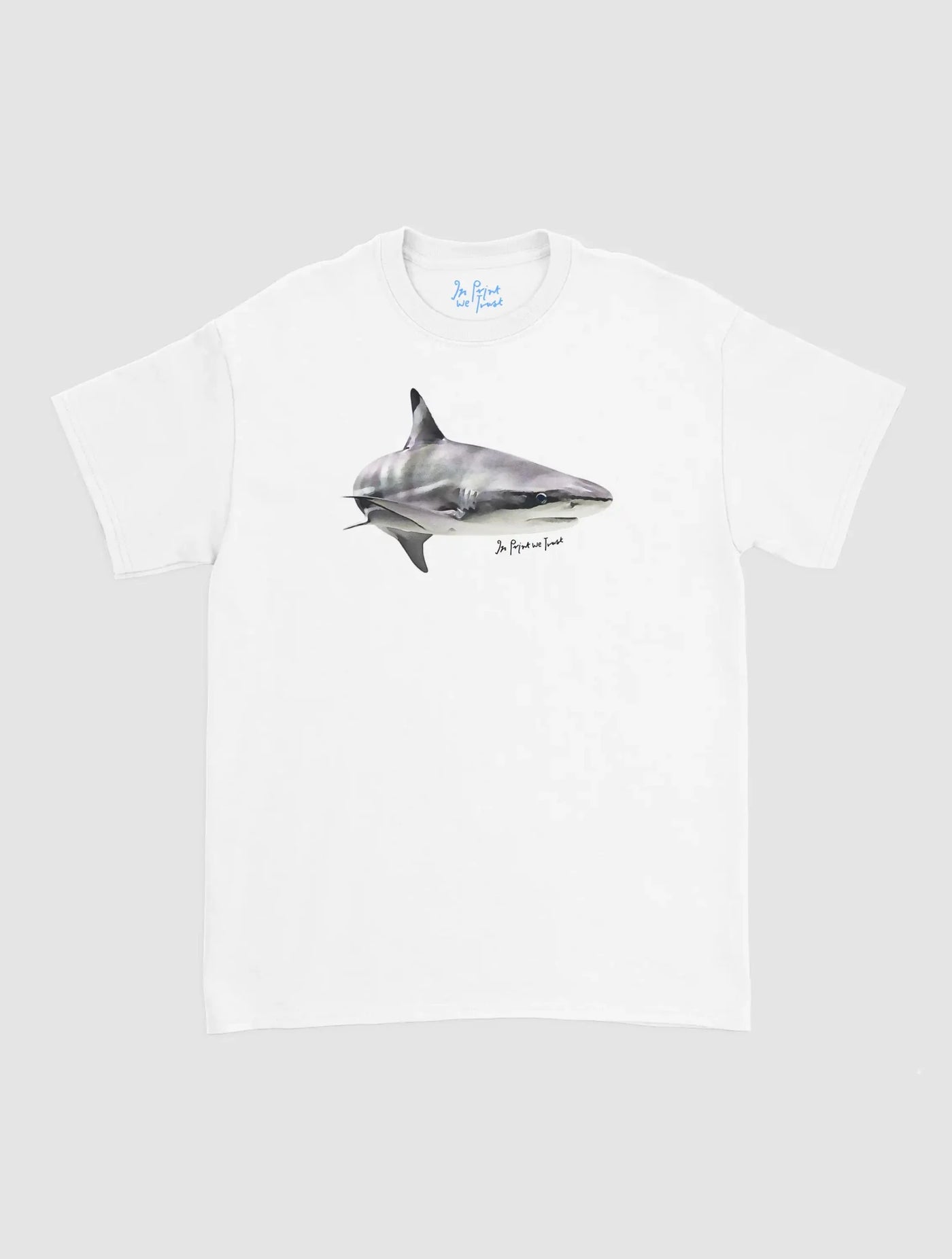 shark classic tee - In Print We Trust