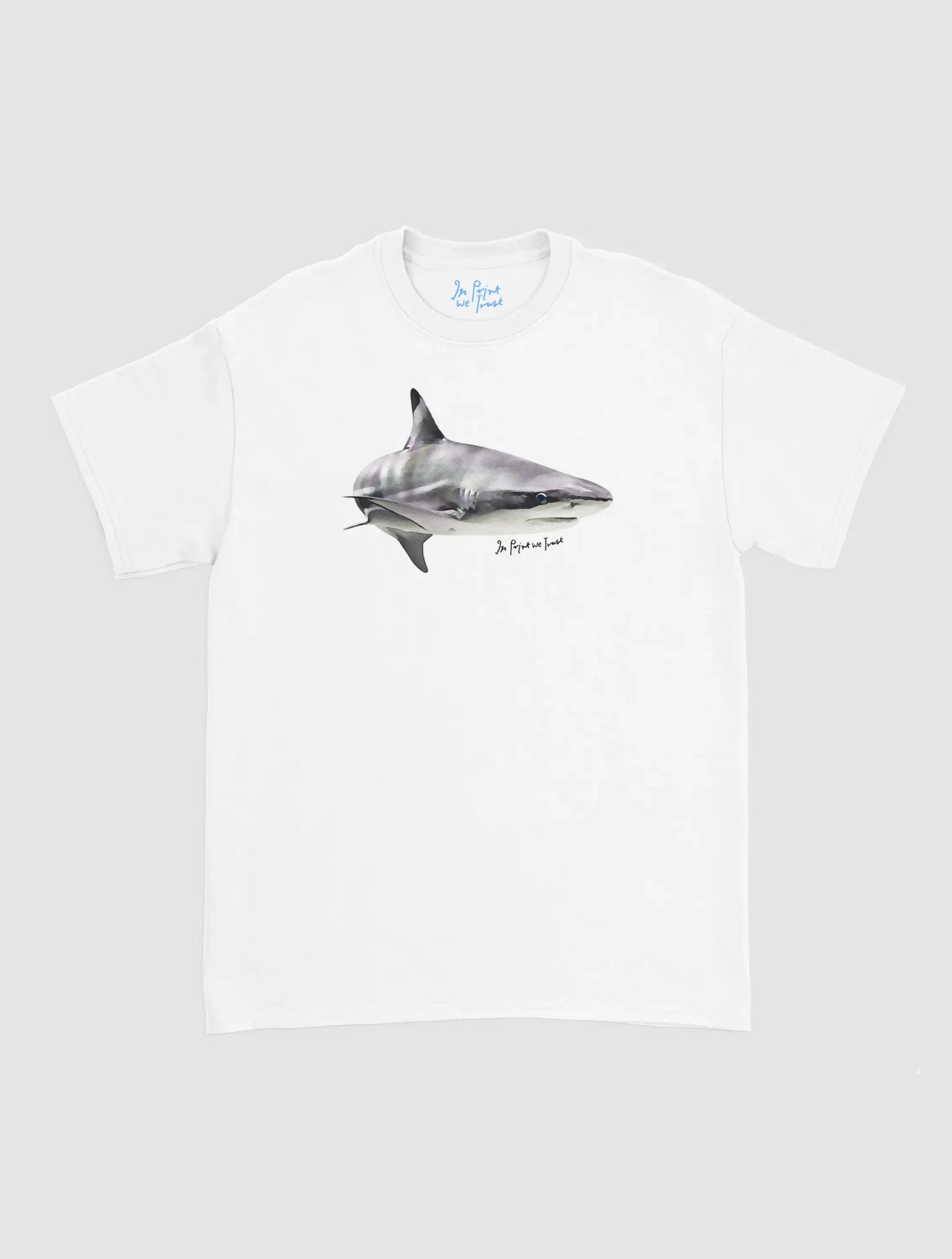 shark classic tee - In Print We Trust