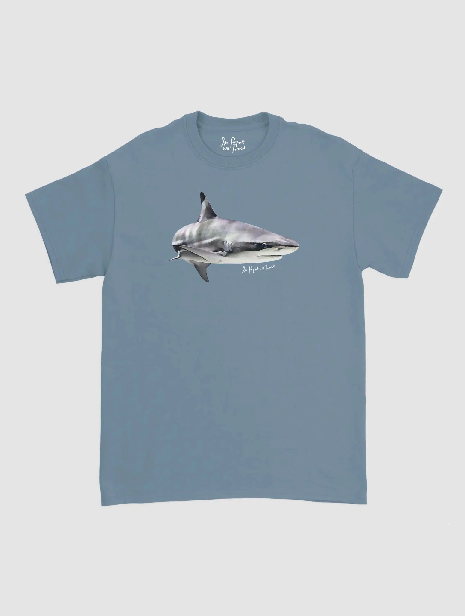 shark classic tee - In Print We Trust
