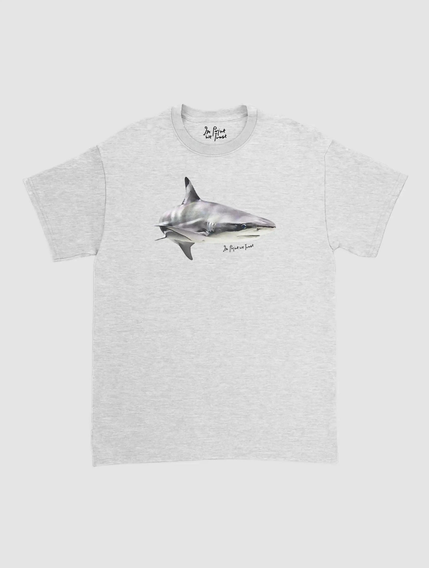 shark classic tee - In Print We Trust