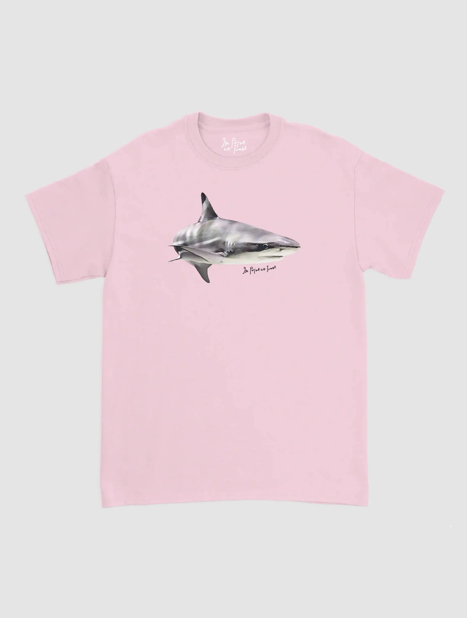 shark classic tee - In Print We Trust