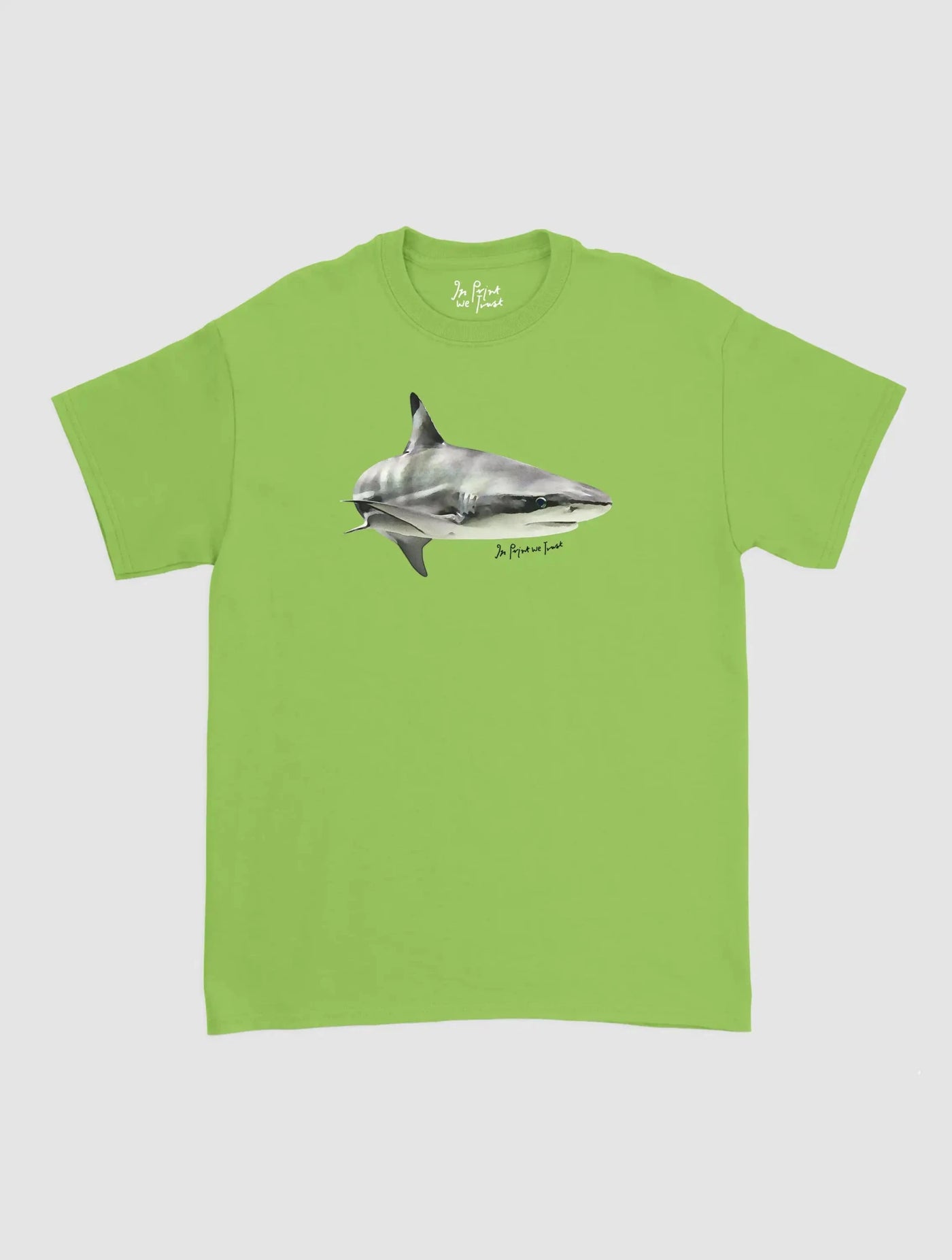 shark classic tee - In Print We Trust