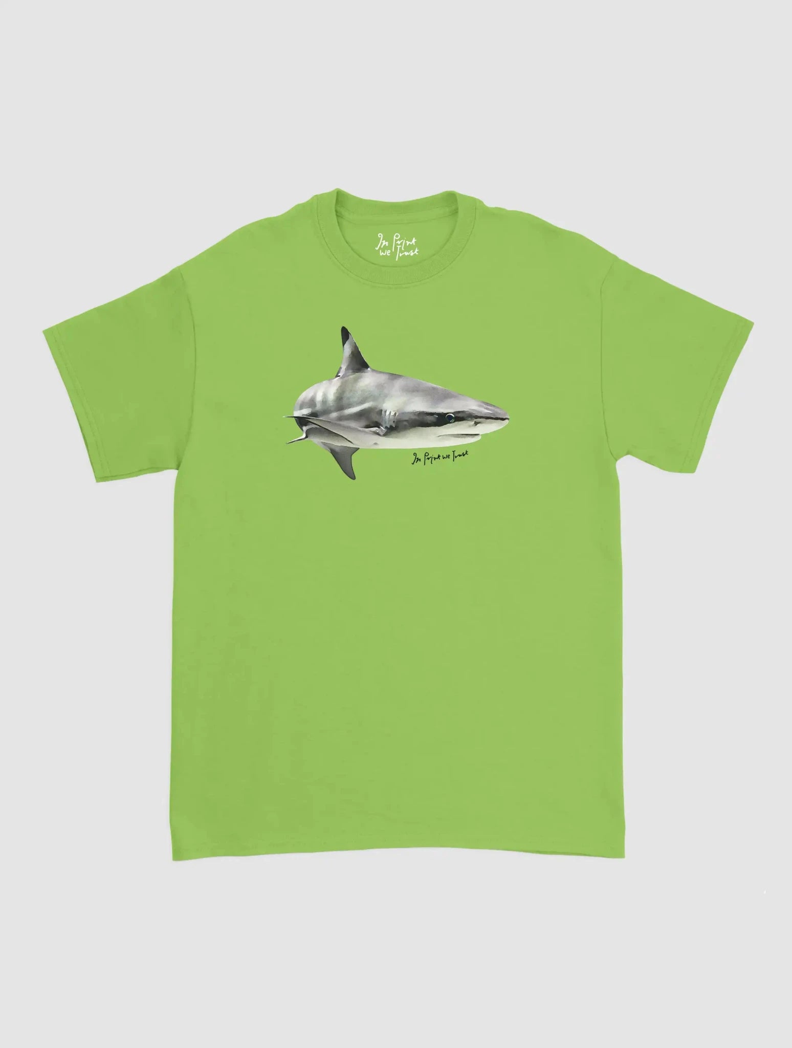 shark classic tee - In Print We Trust