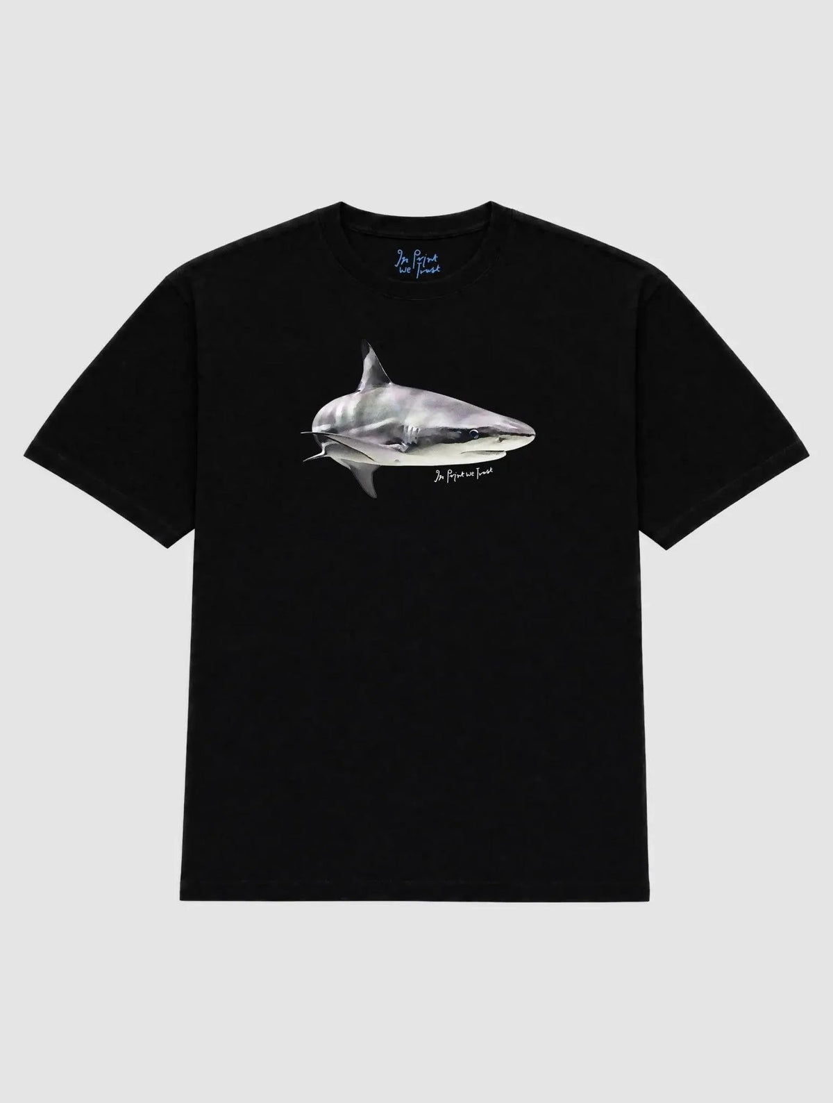 shark heavyweight tee - In Print We Trust