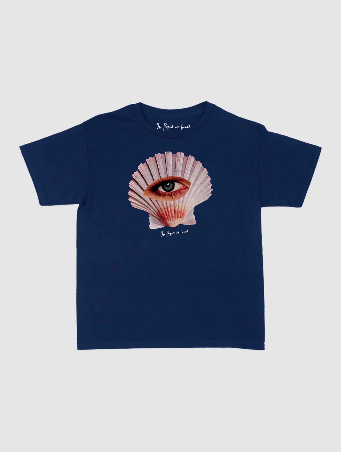 she shell baby tee - In Print We Trust