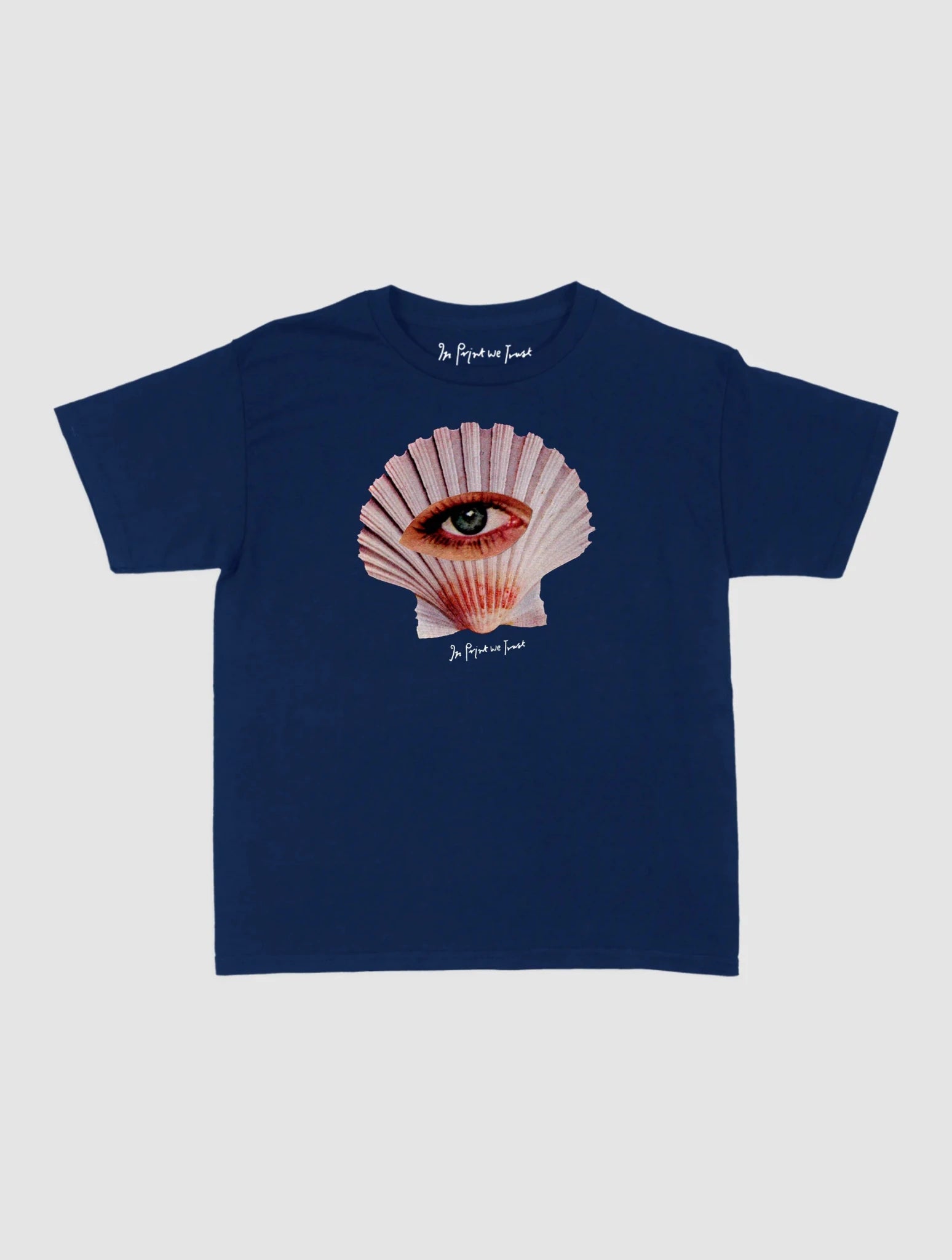 she shell baby tee - In Print We Trust