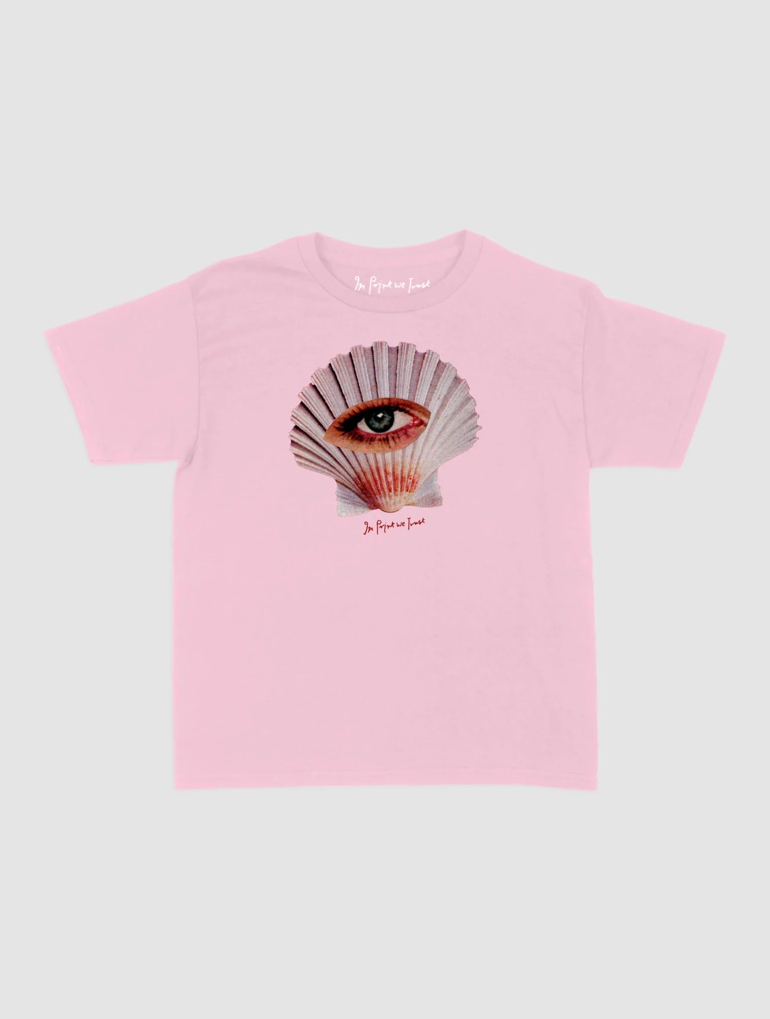 she shell baby tee - In Print We Trust