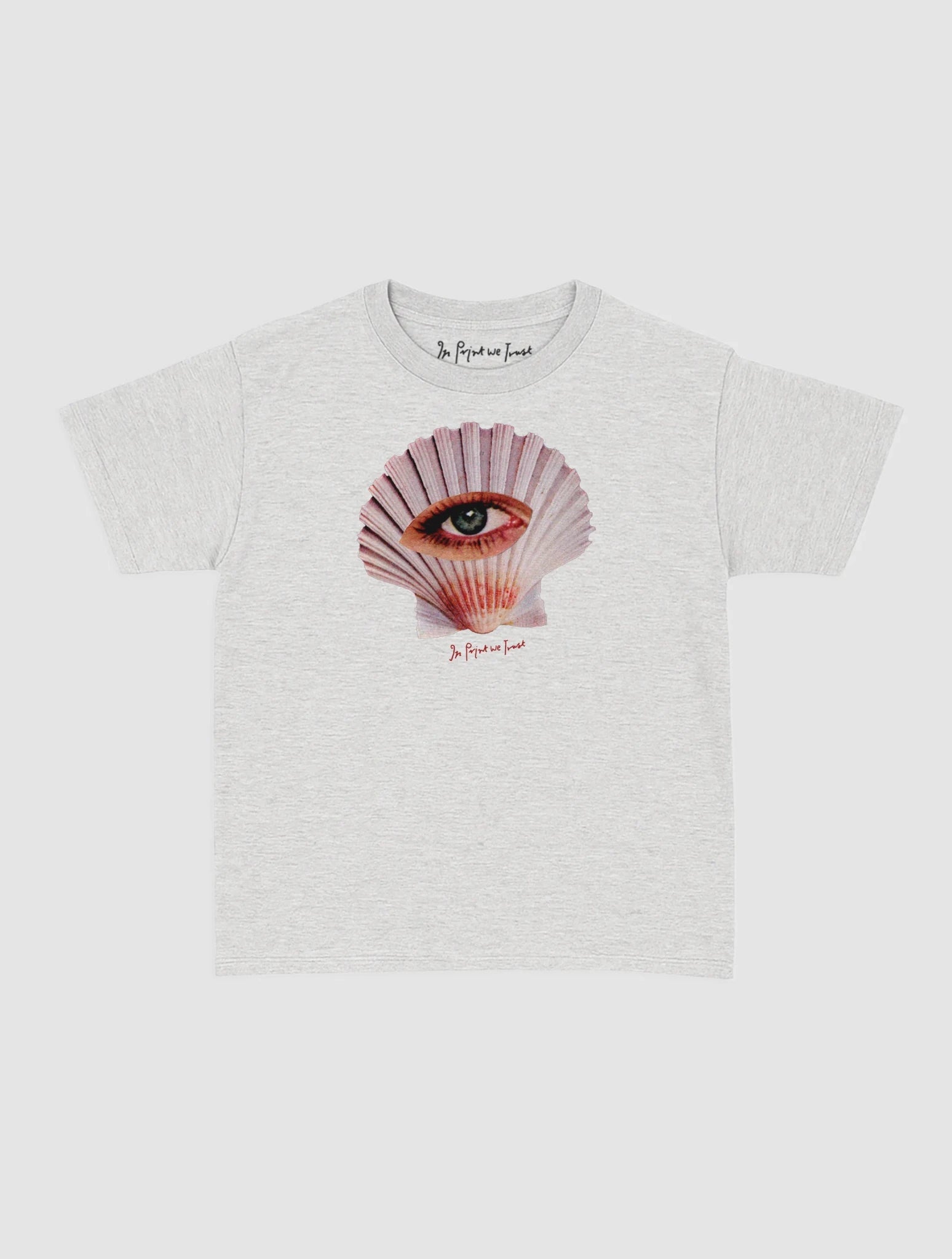 she shell baby tee - In Print We Trust