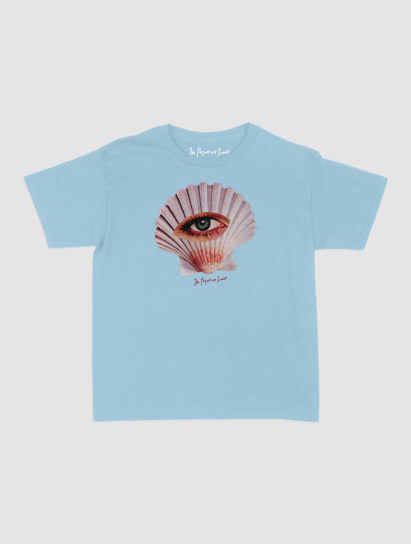 she shell baby tee - In Print We Trust