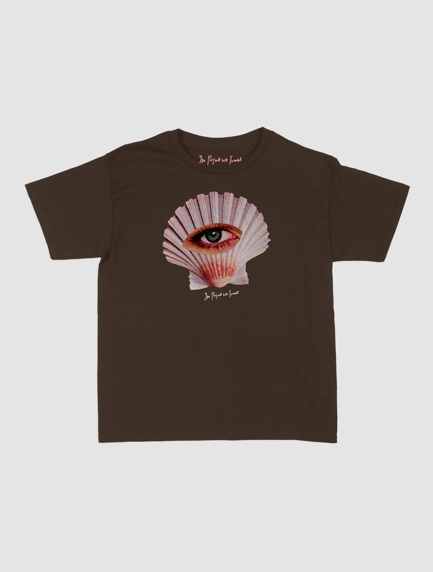 she shell baby tee - In Print We Trust
