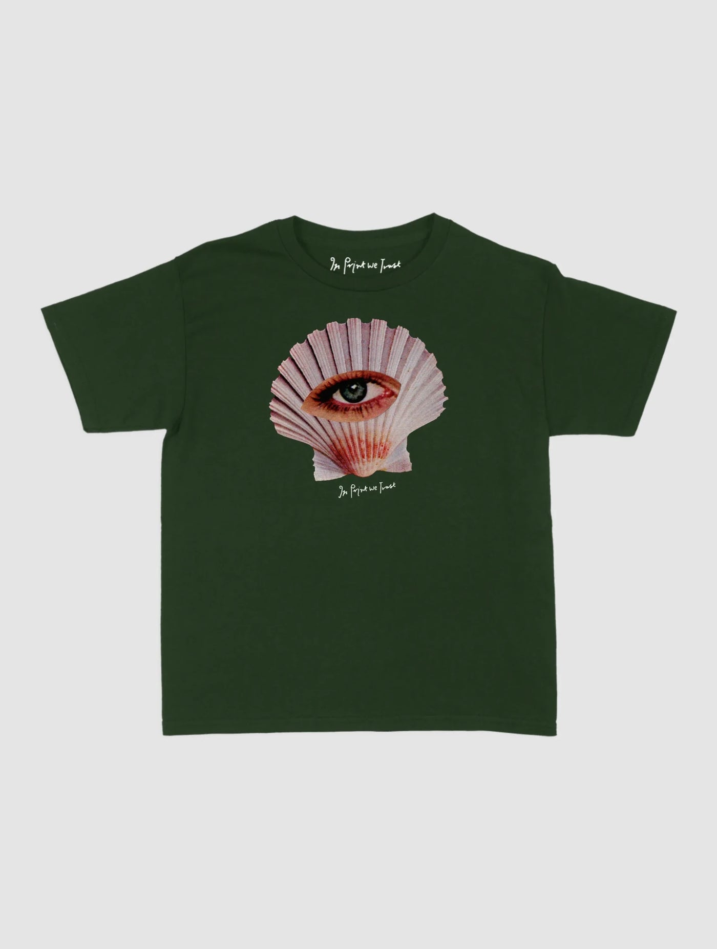 she shell baby tee - In Print We Trust