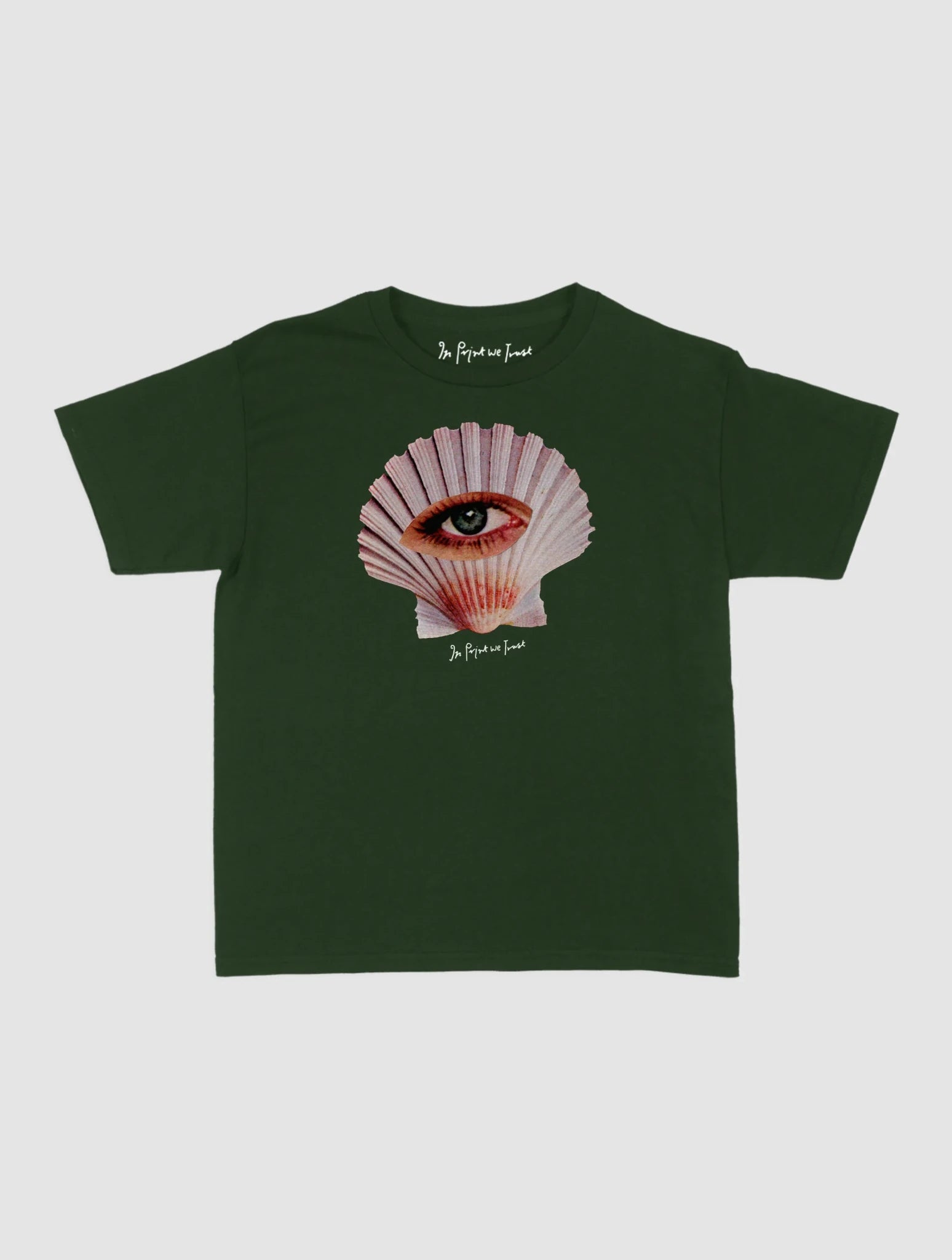 she shell baby tee - In Print We Trust