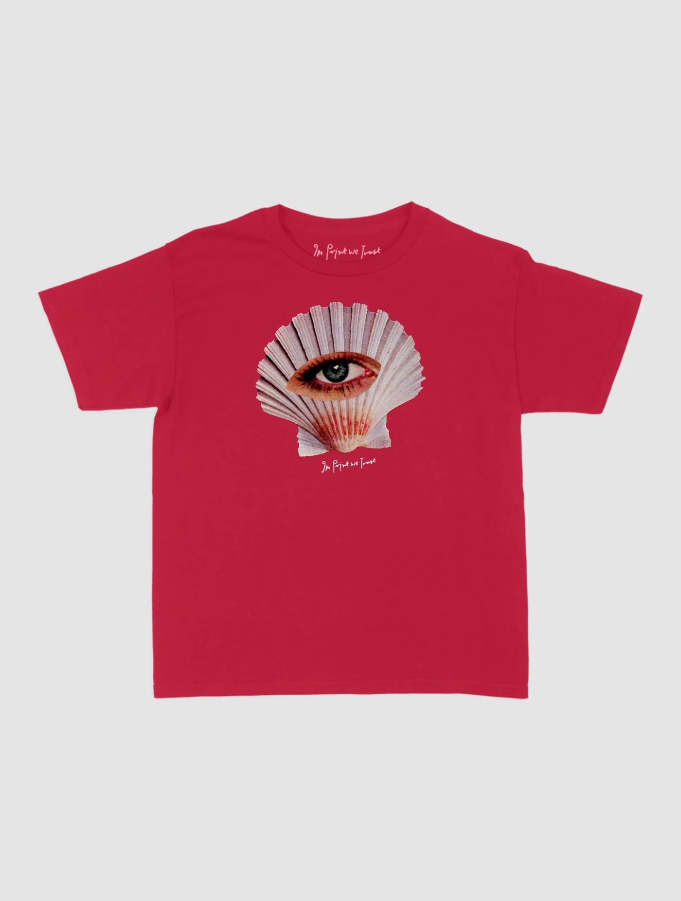 she shell baby tee - In Print We Trust