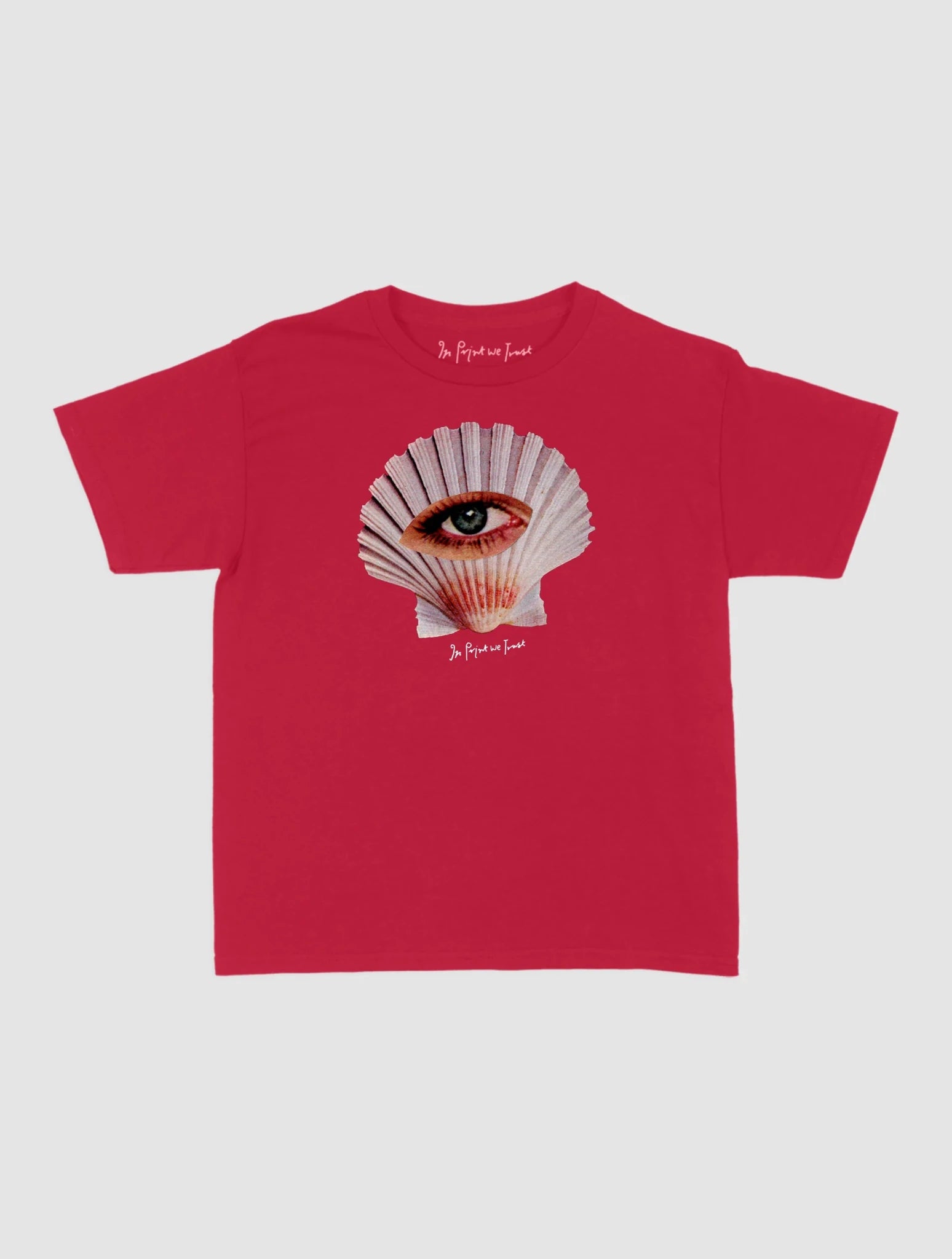 she shell baby tee - In Print We Trust