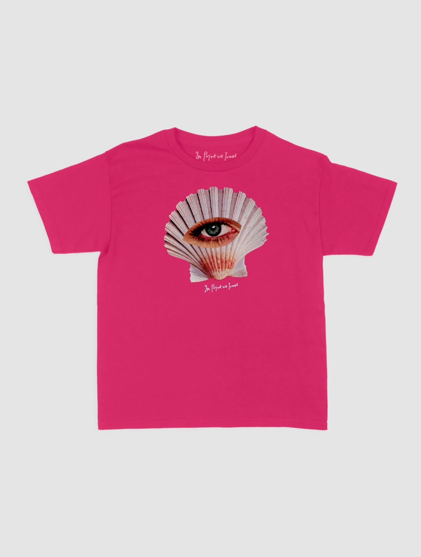 she shell baby tee - In Print We Trust