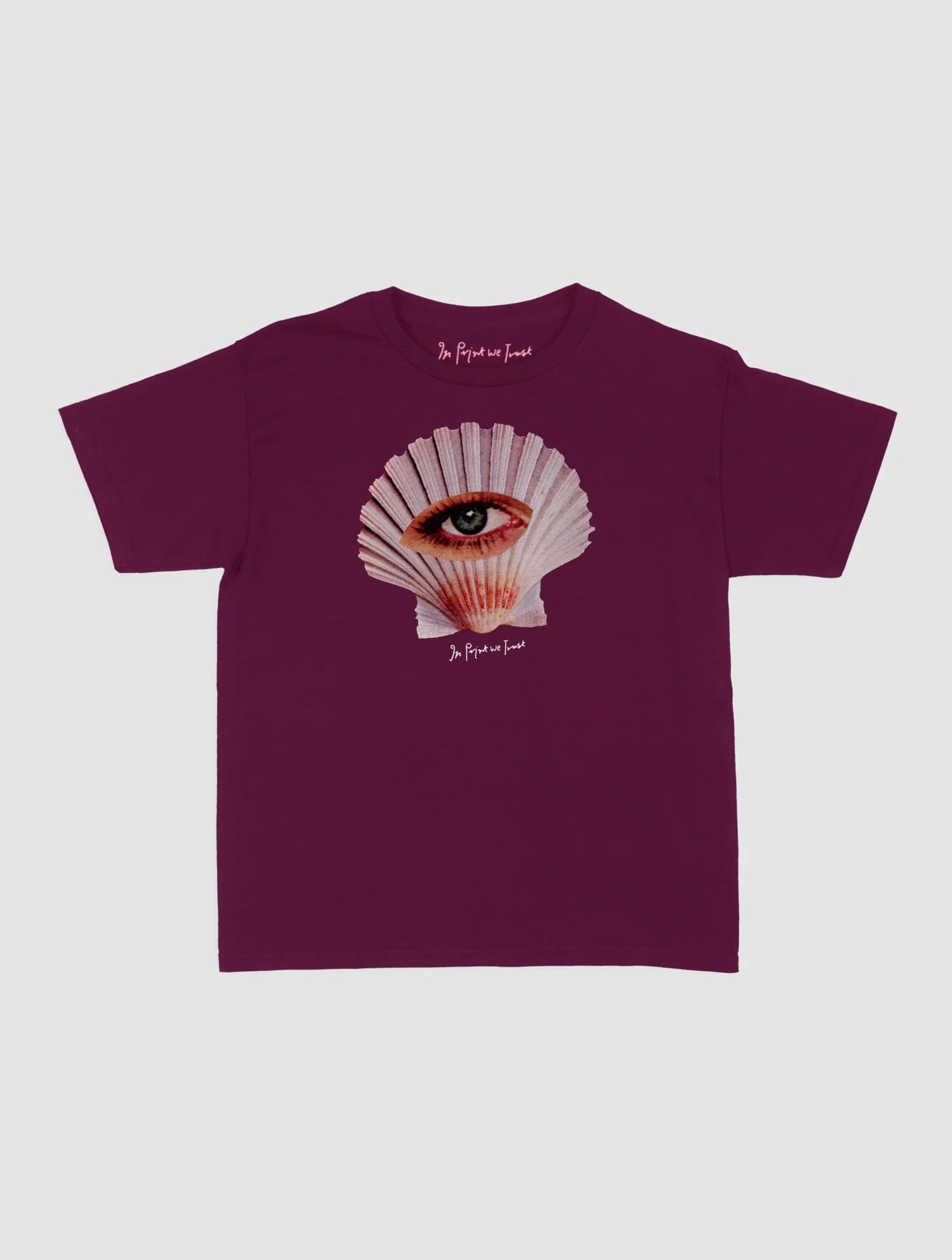 she shell baby tee - In Print We Trust