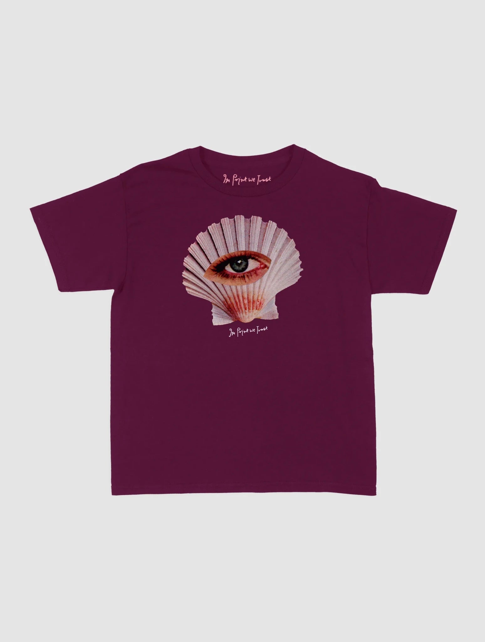 she shell baby tee - In Print We Trust