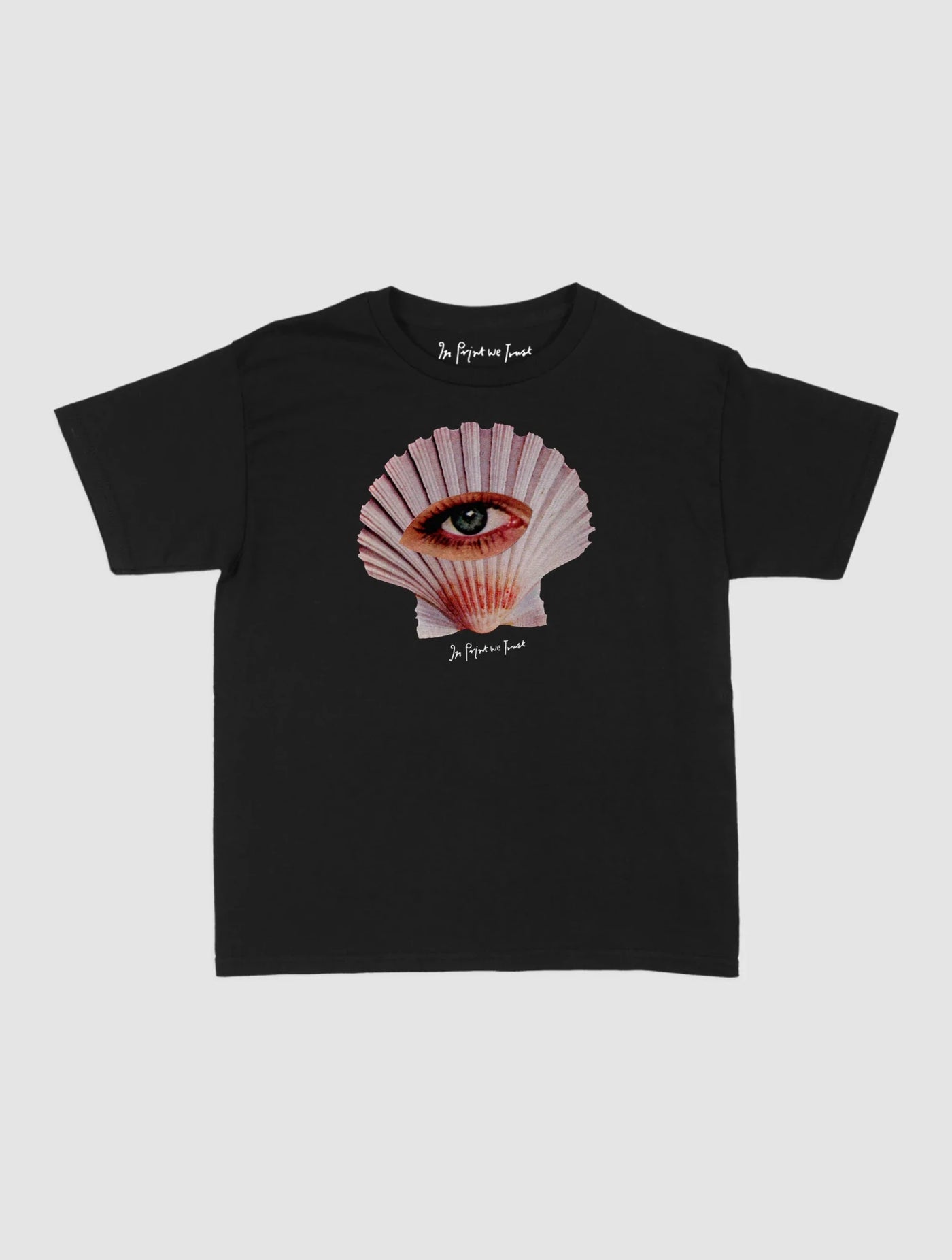 she shell baby tee - In Print We Trust