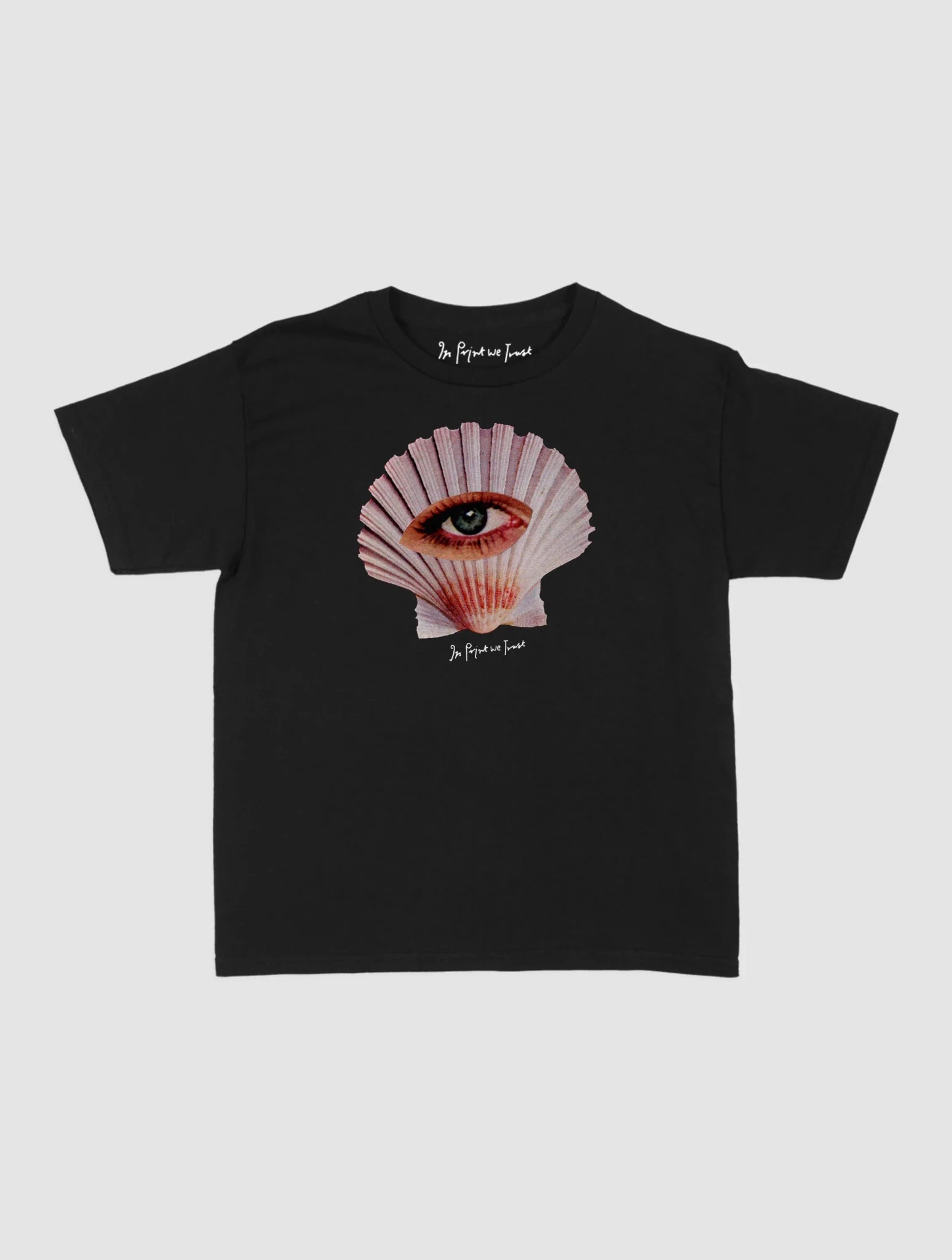 she shell baby tee - In Print We Trust