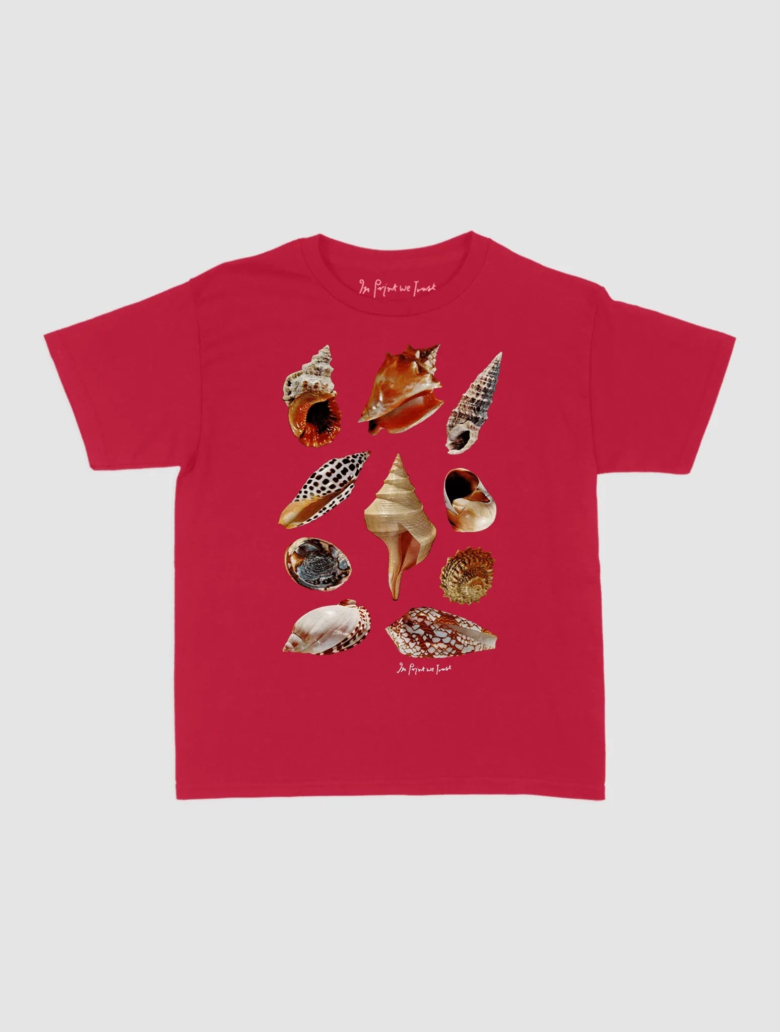shells baby tee - In Print We Trust