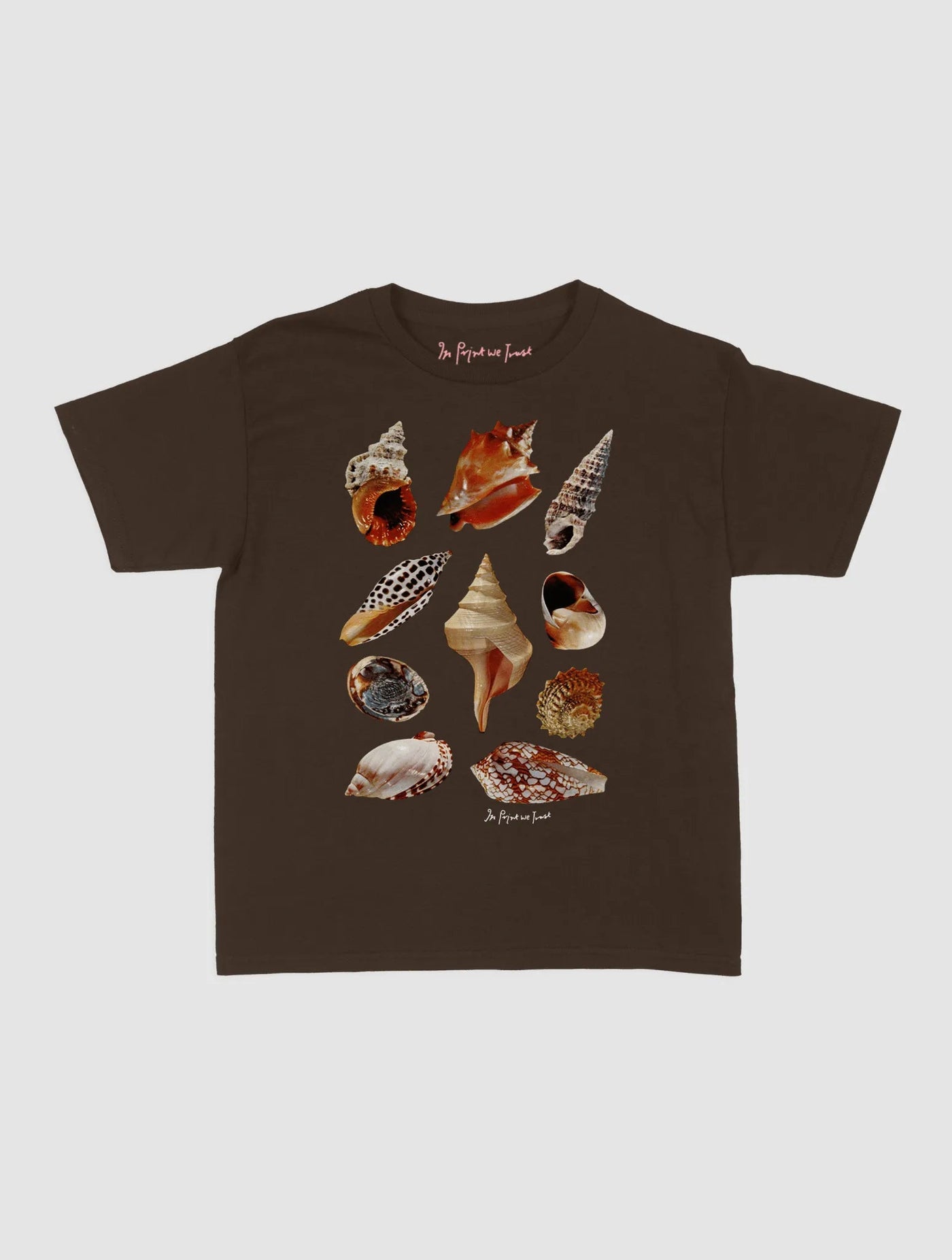 shells baby tee - In Print We Trust