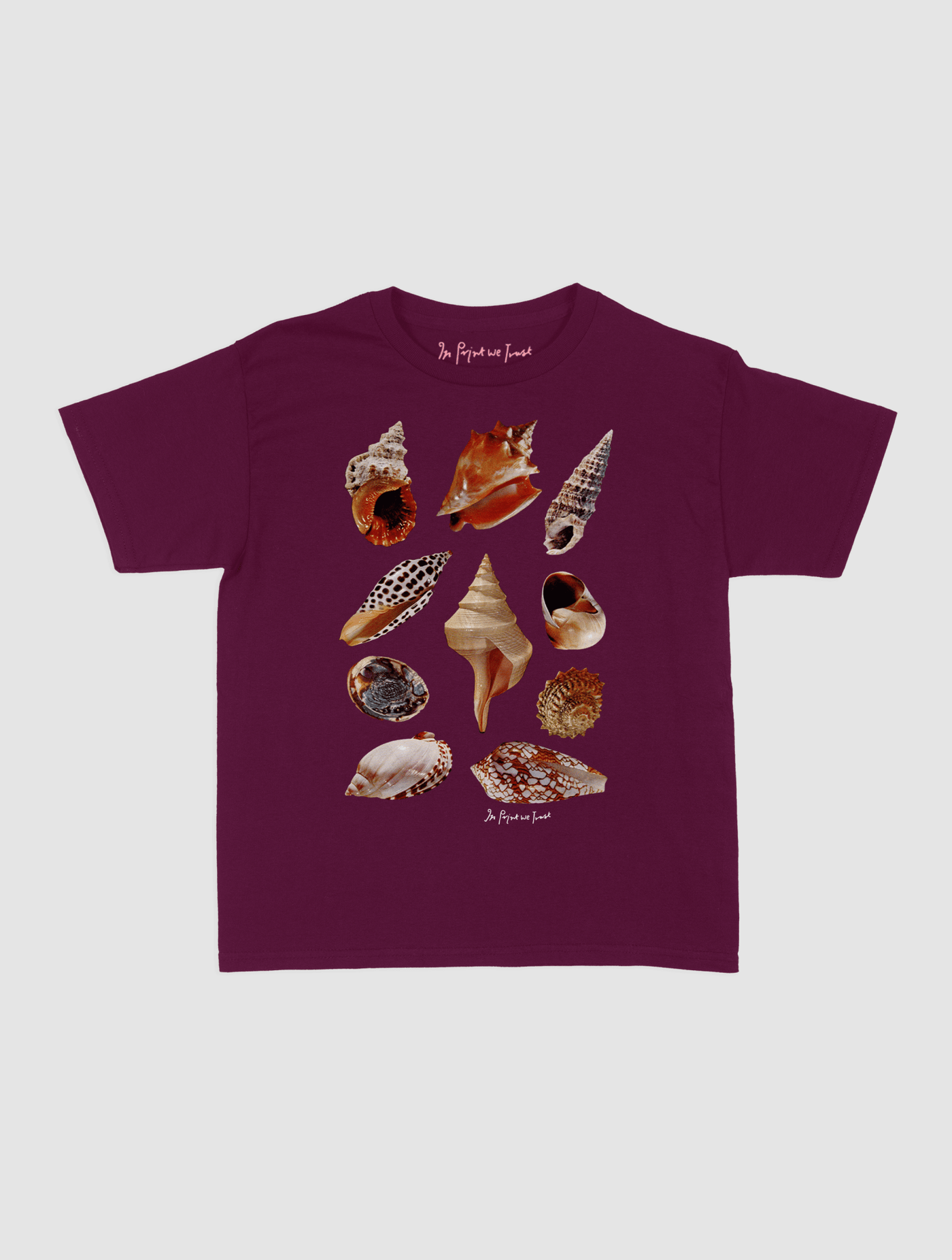 shells baby tee - In Print We Trust