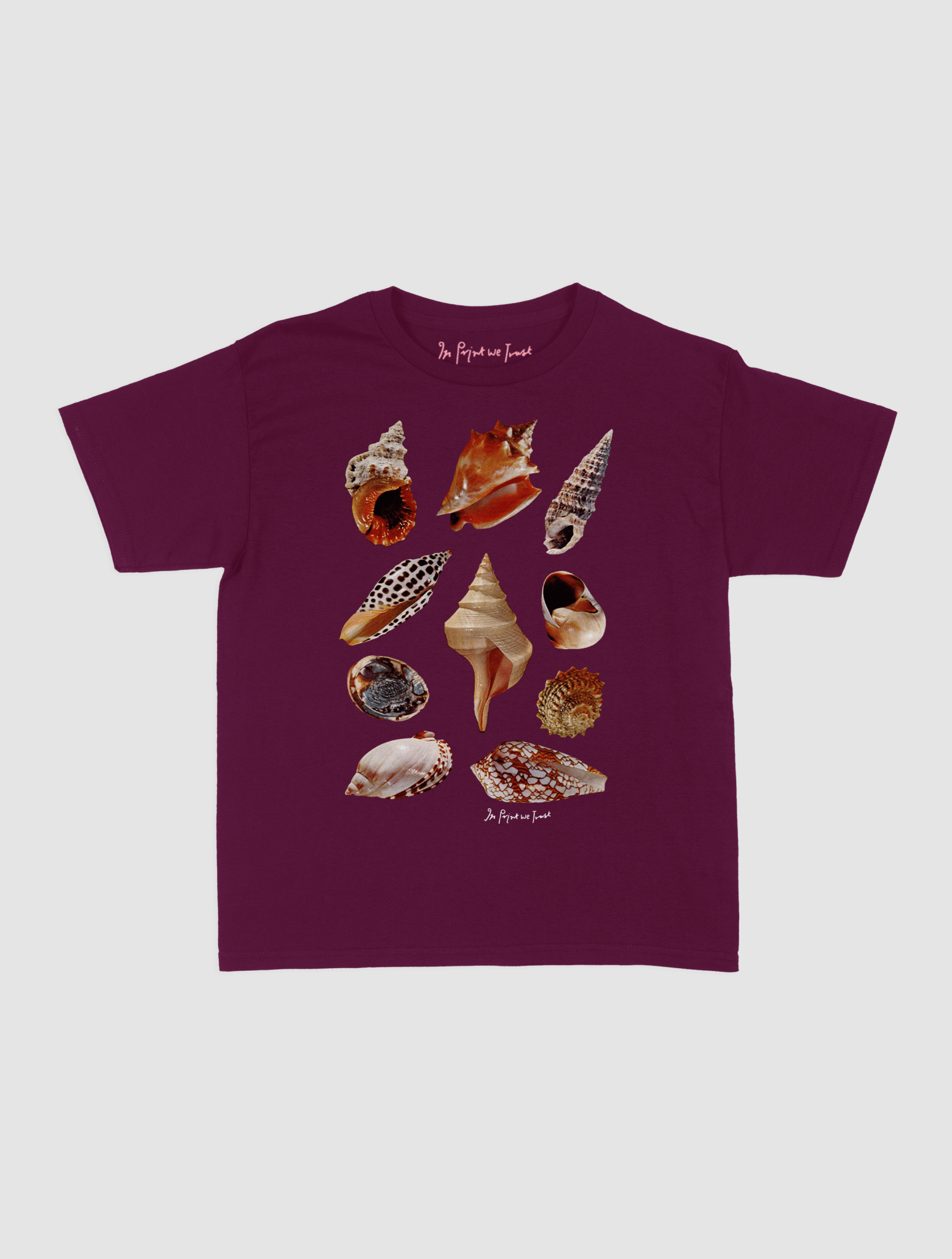shells baby tee - In Print We Trust