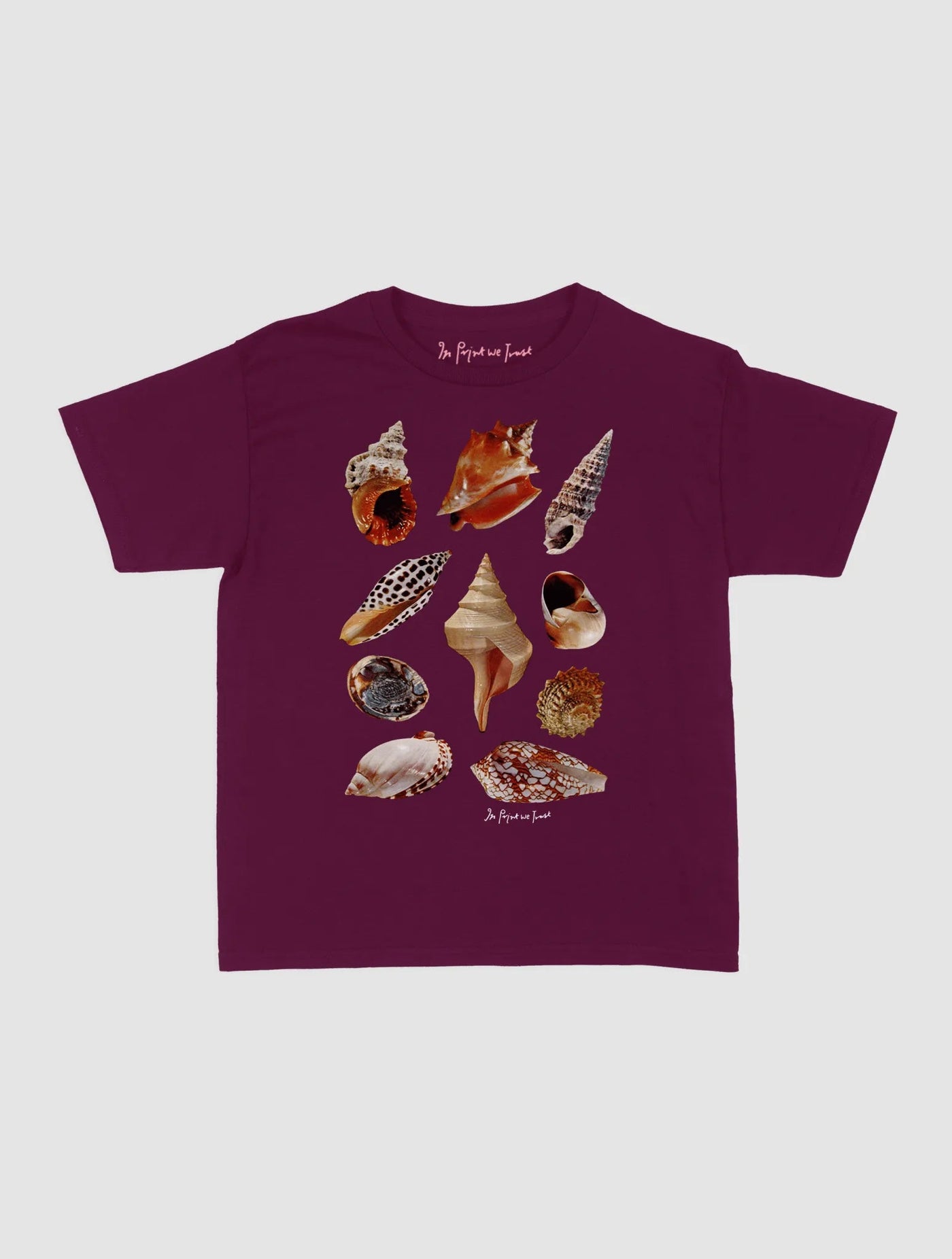shells baby tee - In Print We Trust