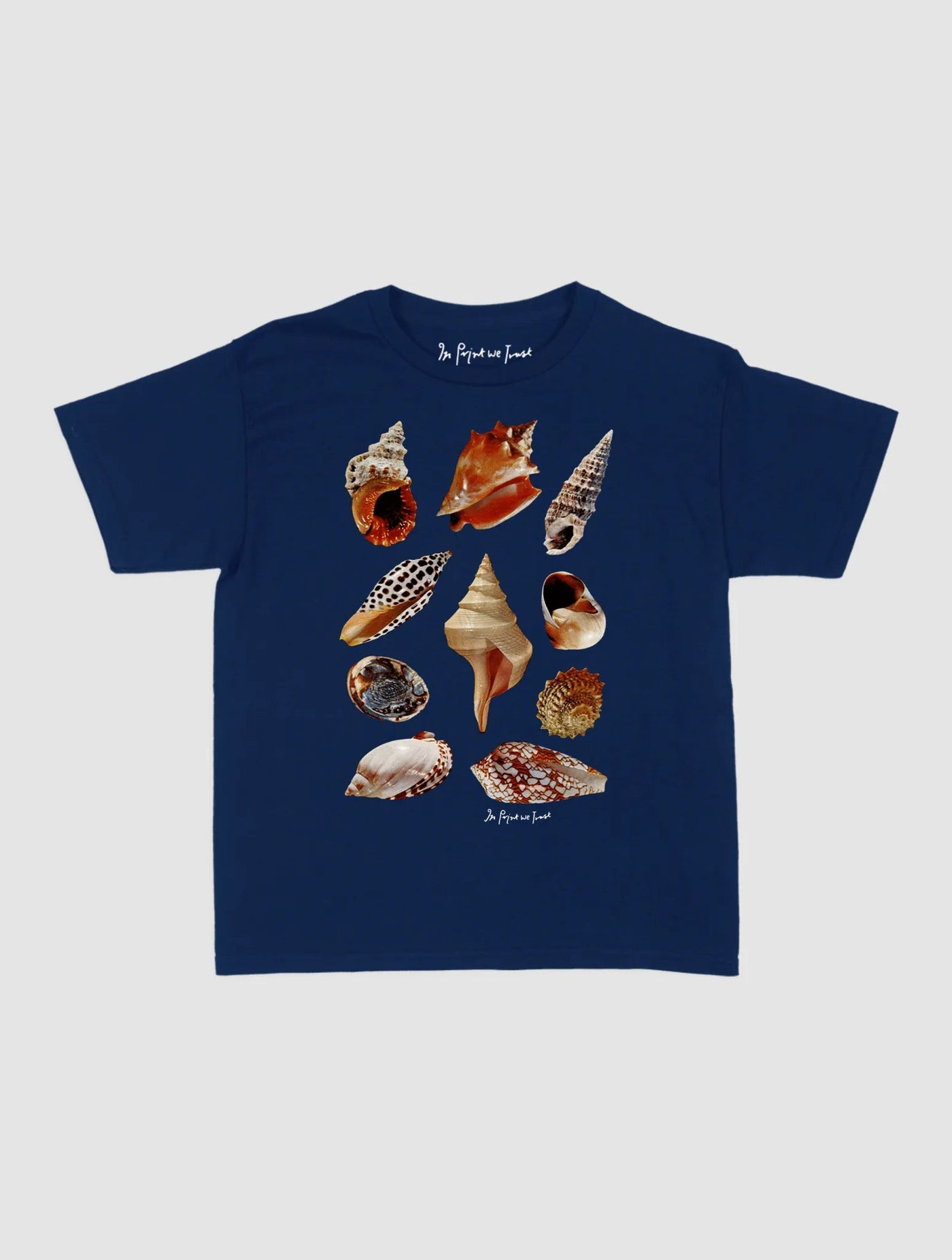 shells baby tee - In Print We Trust