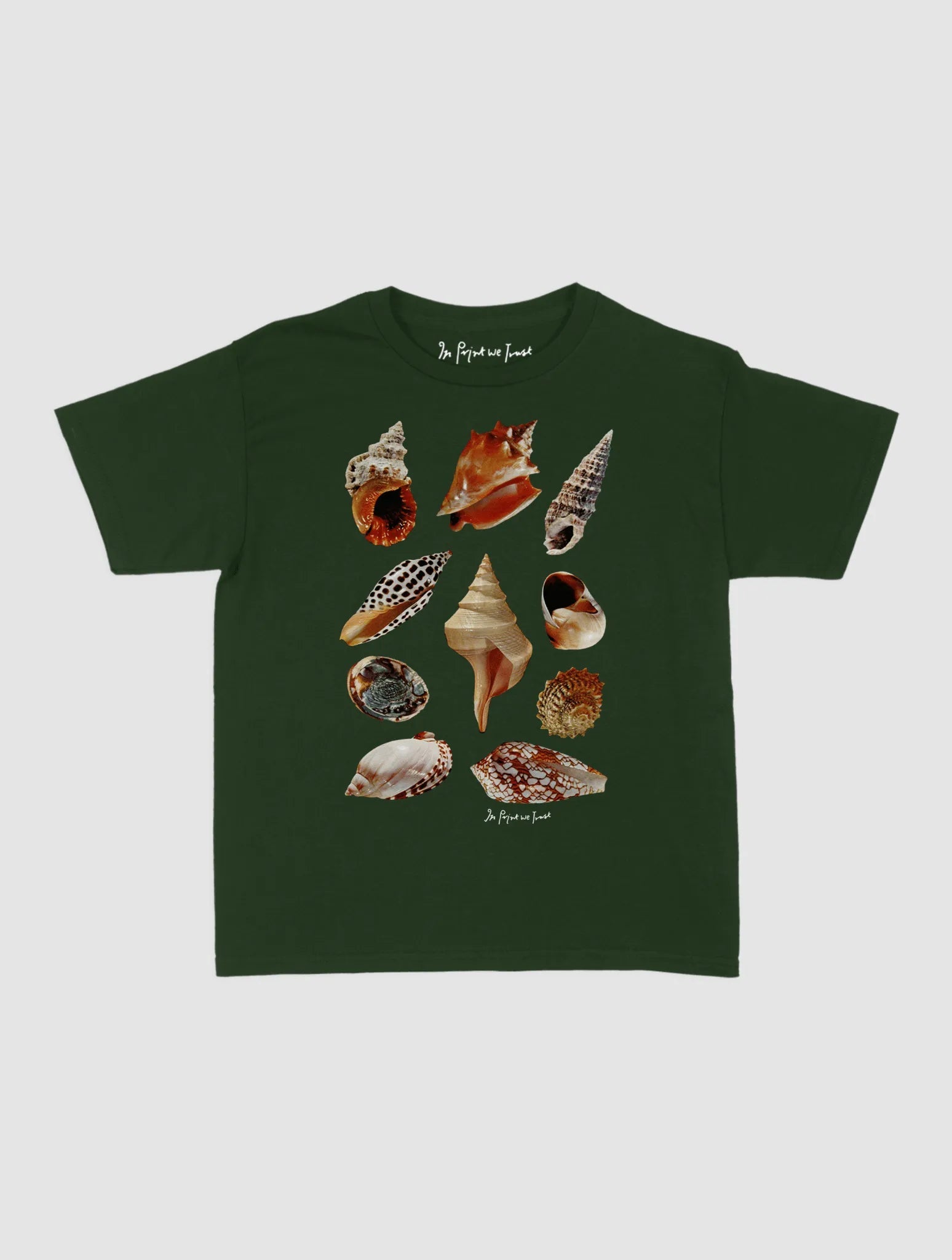 shells baby tee - In Print We Trust