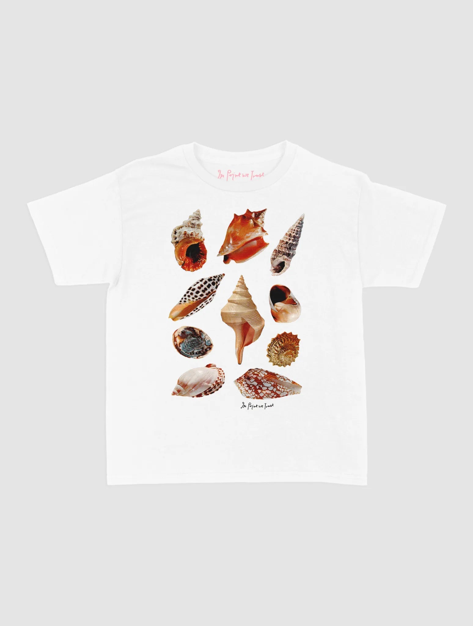 shells baby tee - In Print We Trust