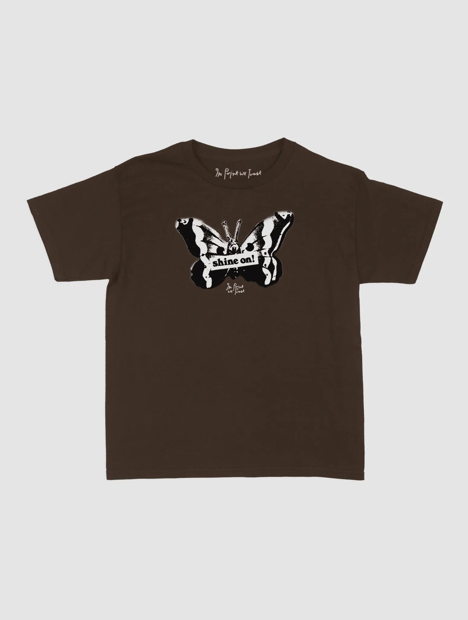 shine on baby tee - In Print We Trust
