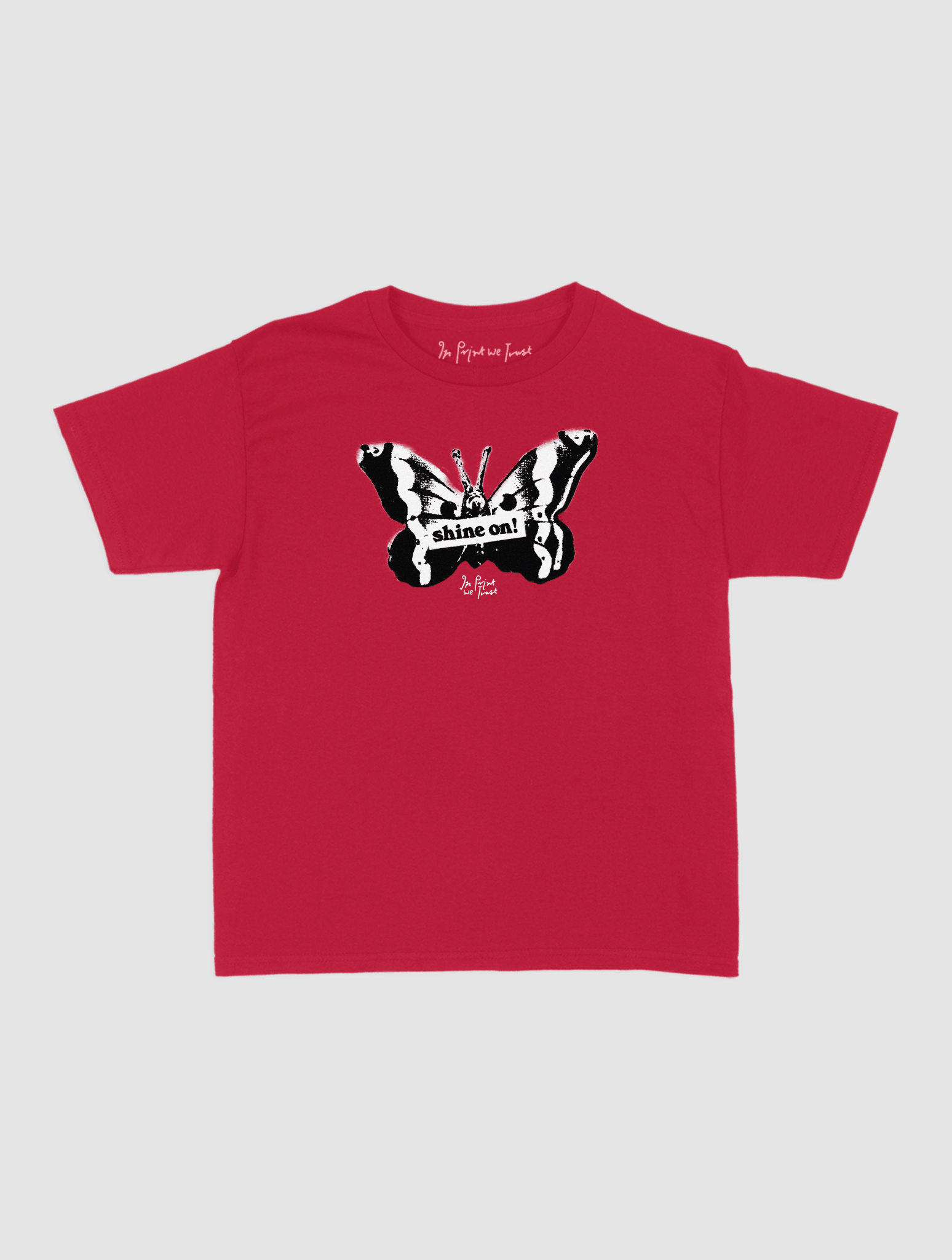 shine on baby tee - In Print We Trust