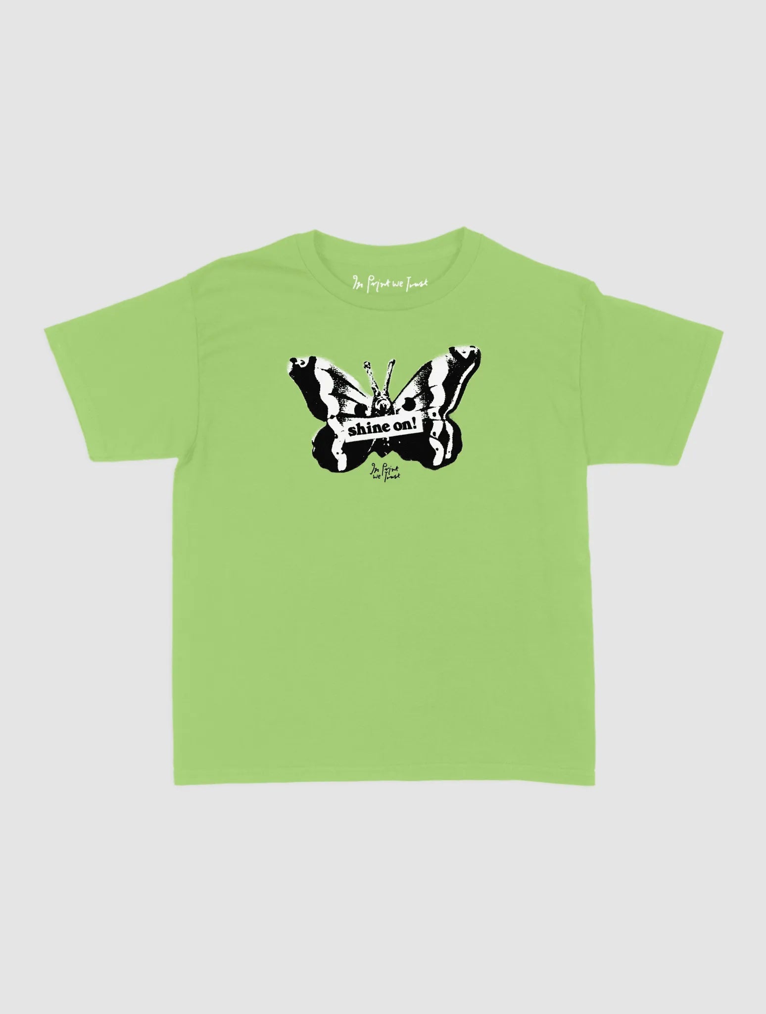 shine on baby tee - In Print We Trust