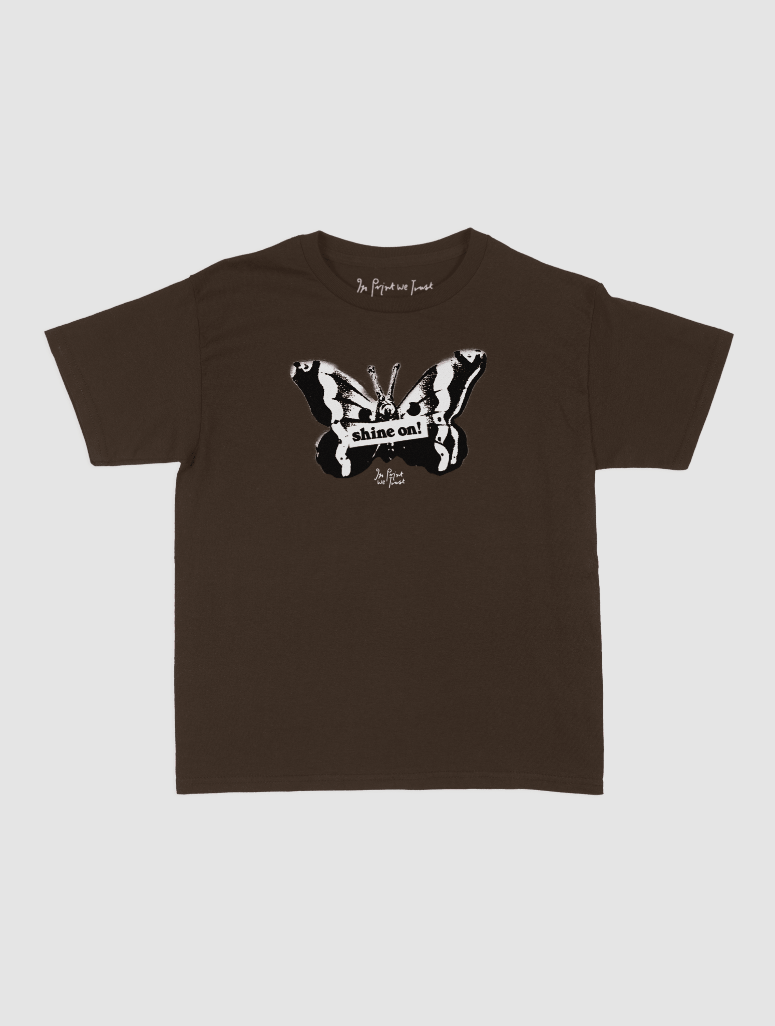 shine on baby tee - In Print We Trust