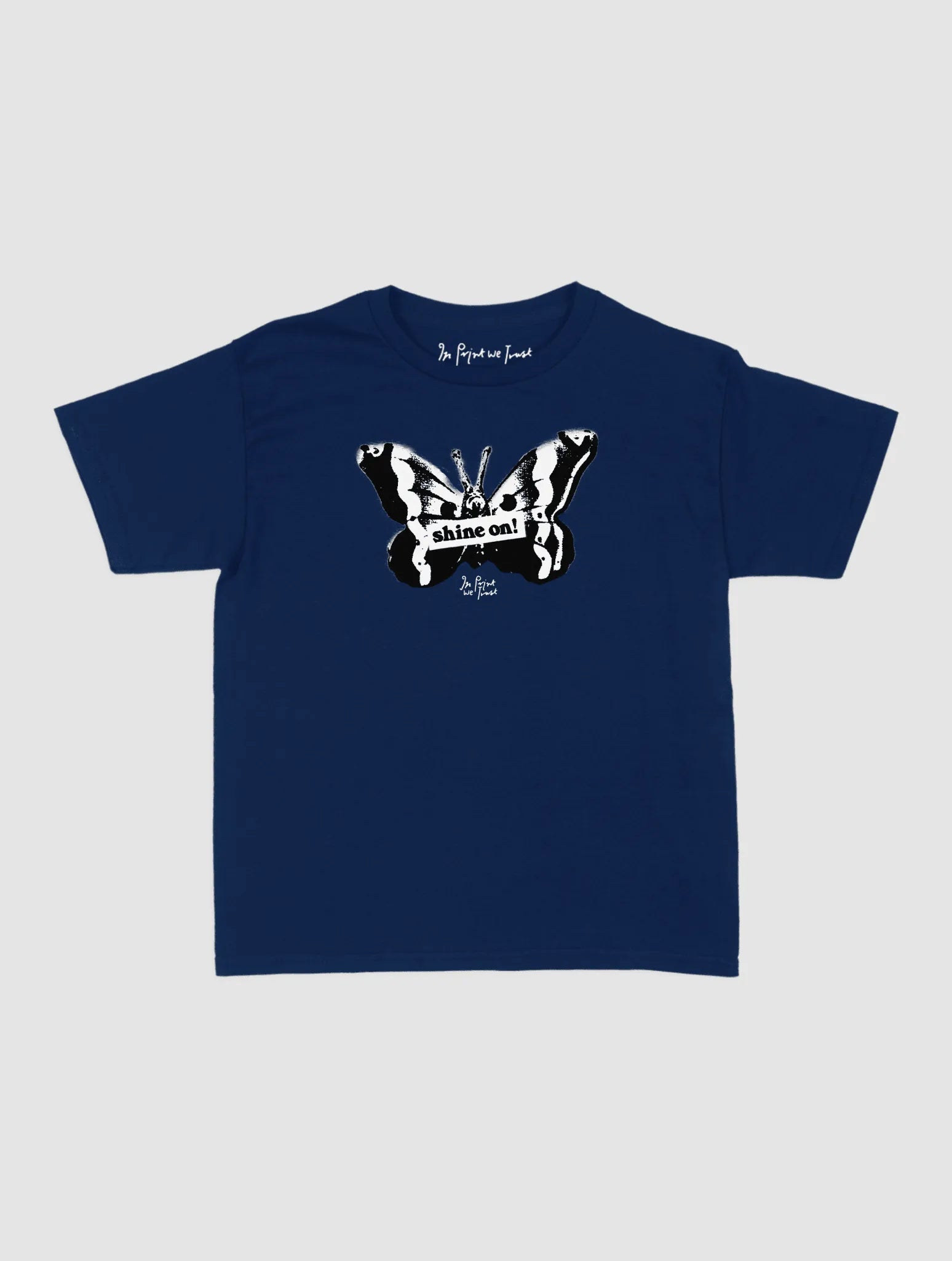 shine on baby tee - In Print We Trust