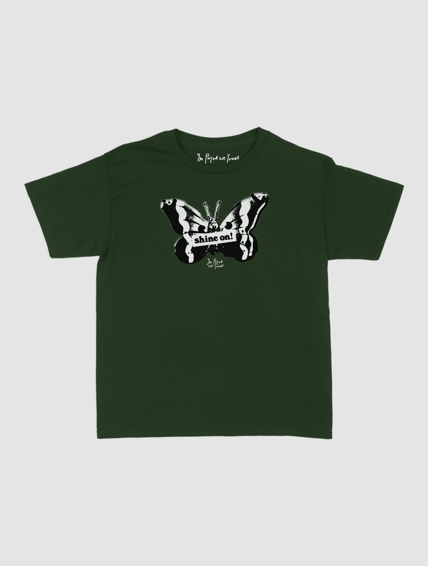 shine on baby tee - In Print We Trust