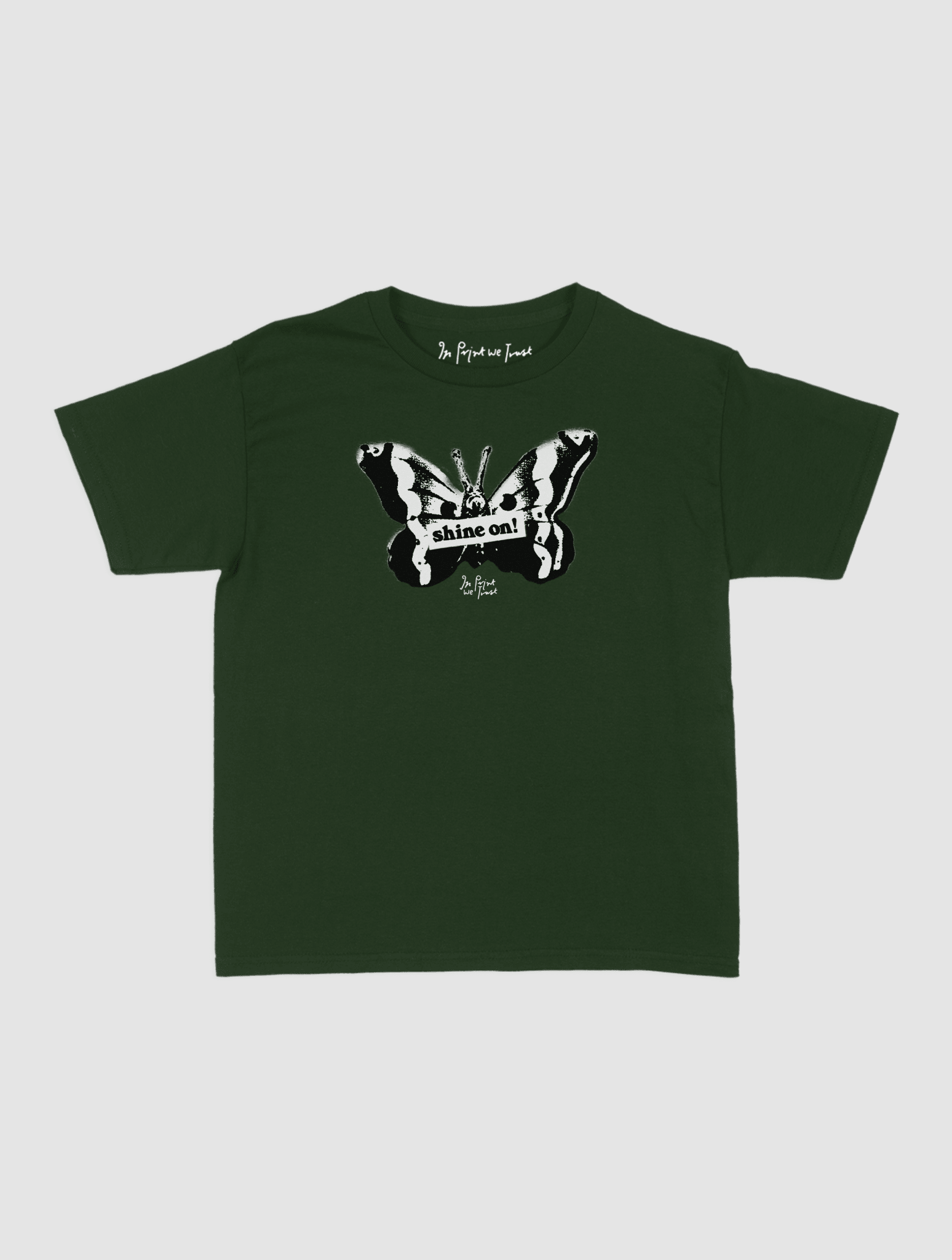 shine on baby tee - In Print We Trust