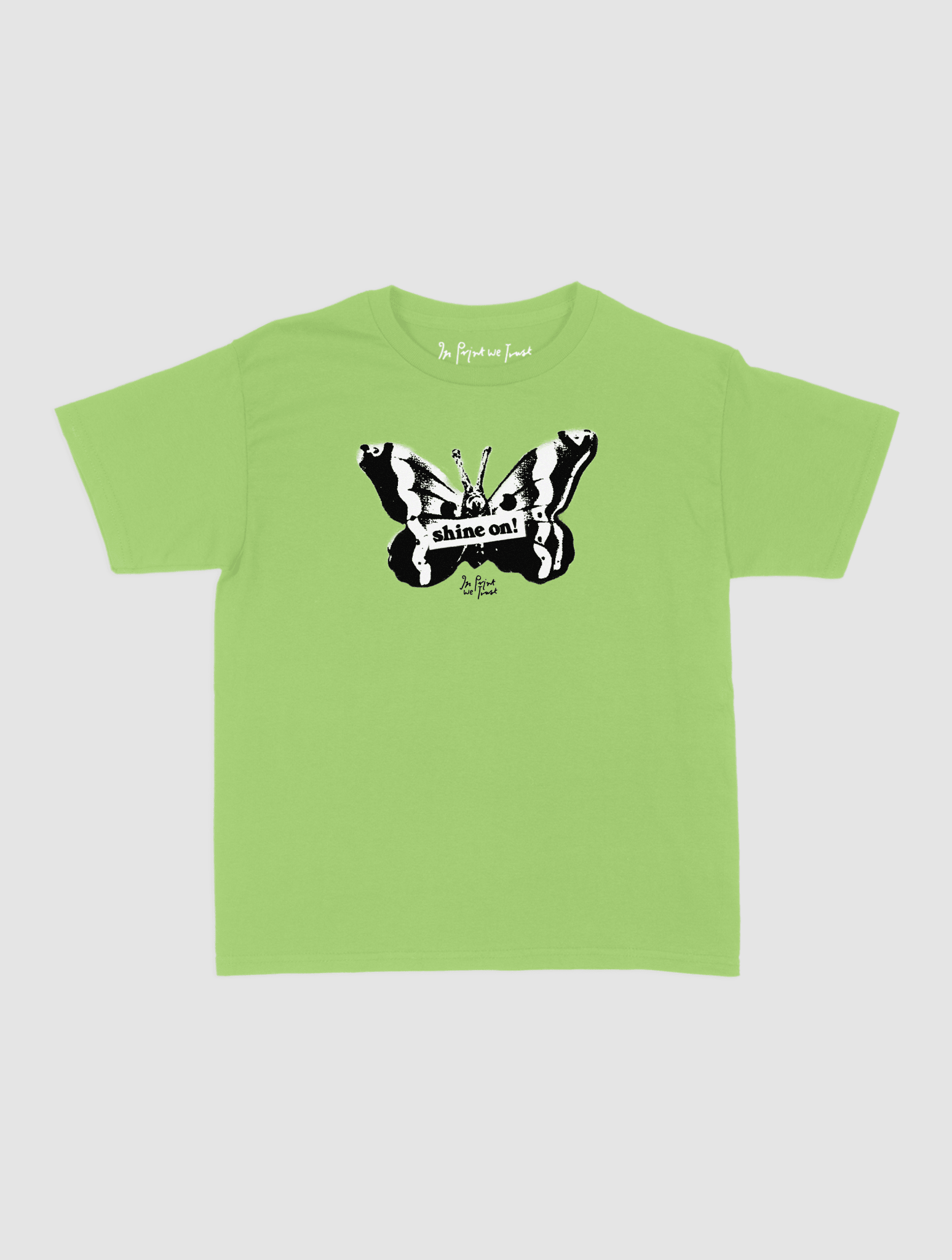 shine on baby tee - In Print We Trust