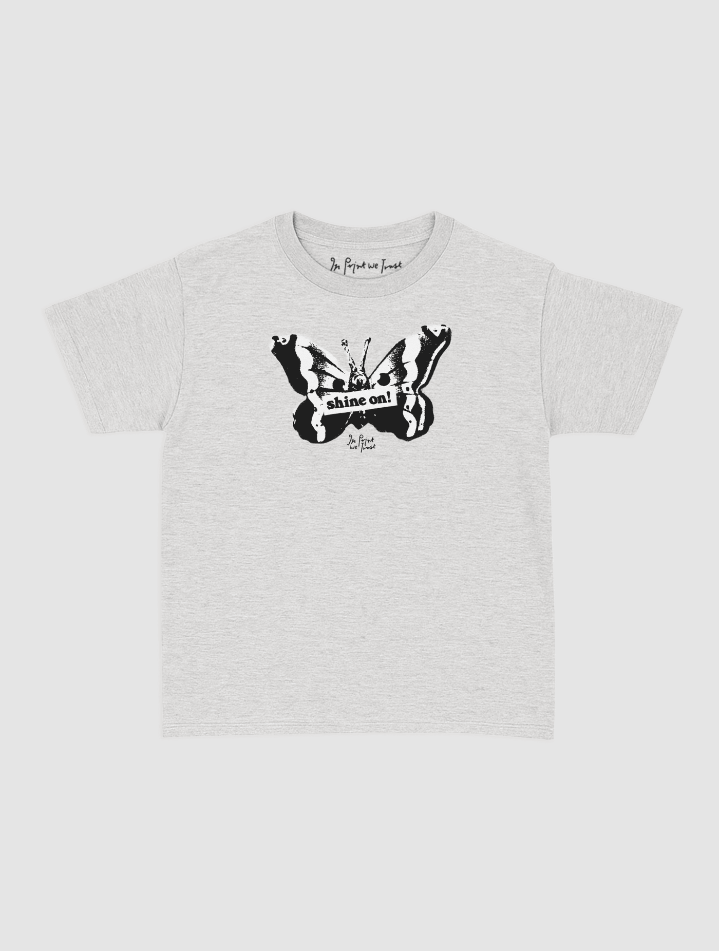 shine on baby tee - In Print We Trust