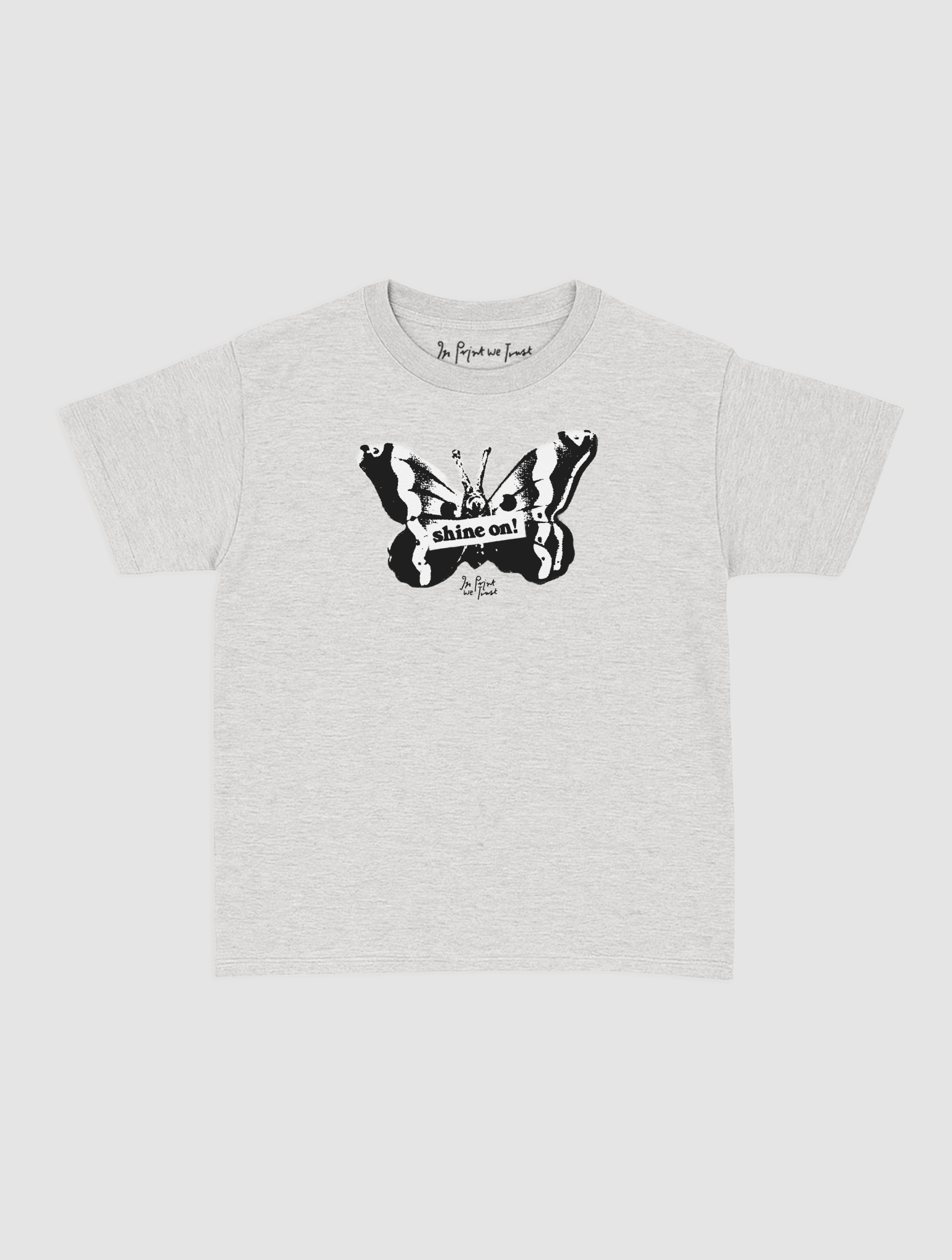 shine on baby tee - In Print We Trust