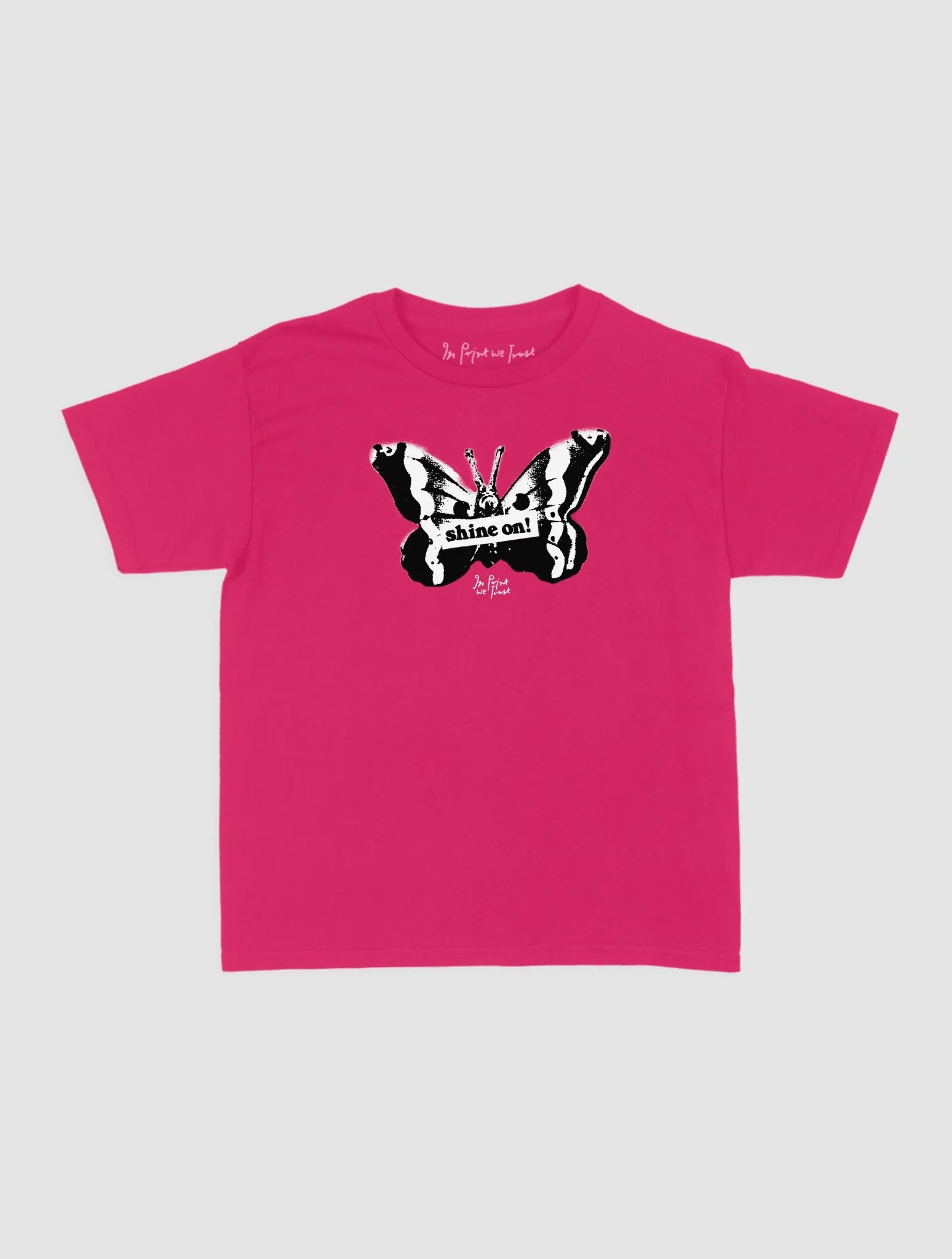shine on baby tee - In Print We Trust