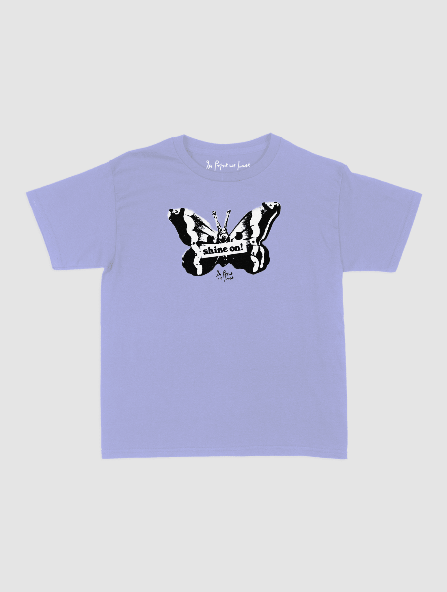 shine on baby tee - In Print We Trust