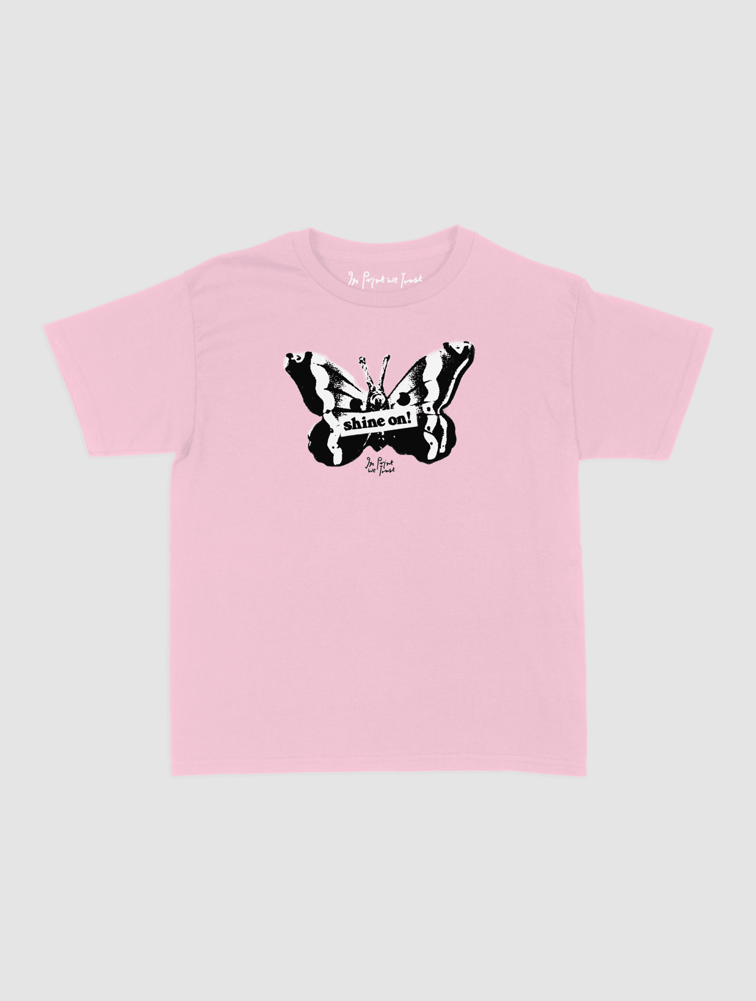shine on baby tee - In Print We Trust