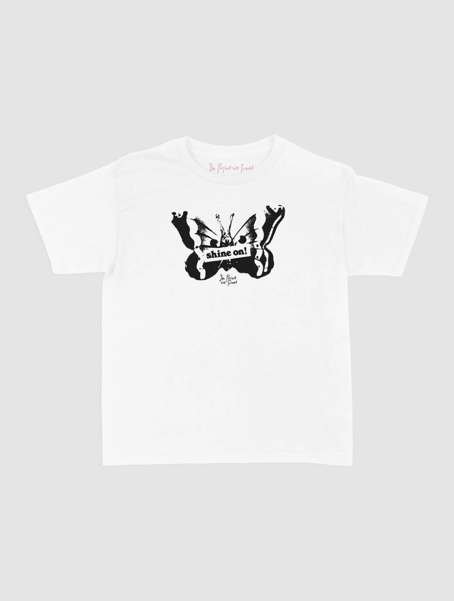 shine on baby tee - In Print We Trust